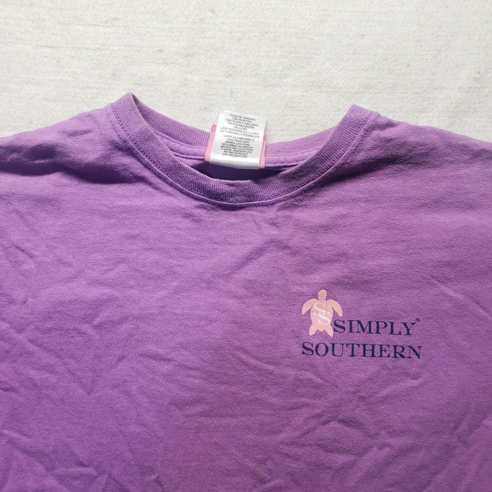 Vintage Simply Southern Purple Short Sleeve T-Shirt Labrador Dogs Golf Cart Womens Small Size S / US 4 / IT 40 - 3 Thumbnail