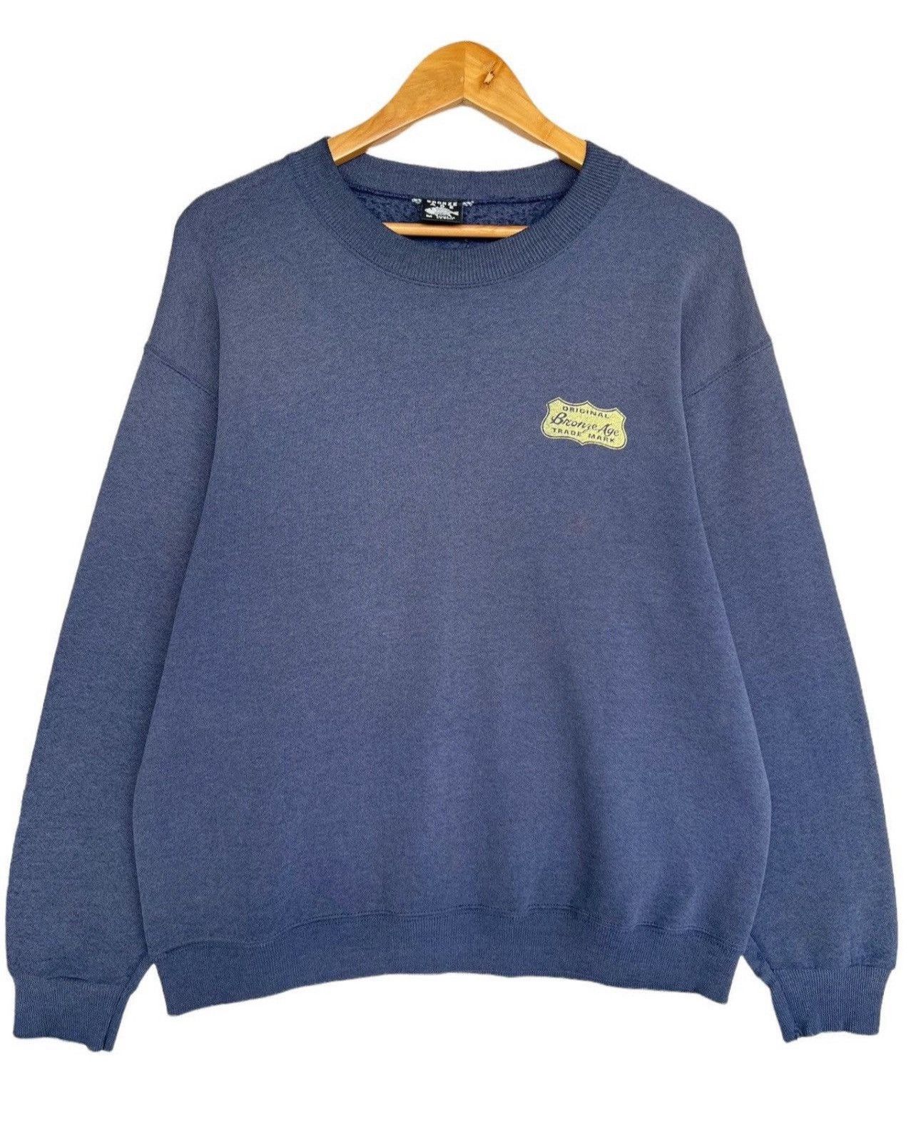 Vintage Vintage 90s Bronze Age Sweatshirt Bronze Age Crewneck Medium Size US M / EU 48-50 / 2 - 2 Thumbnail