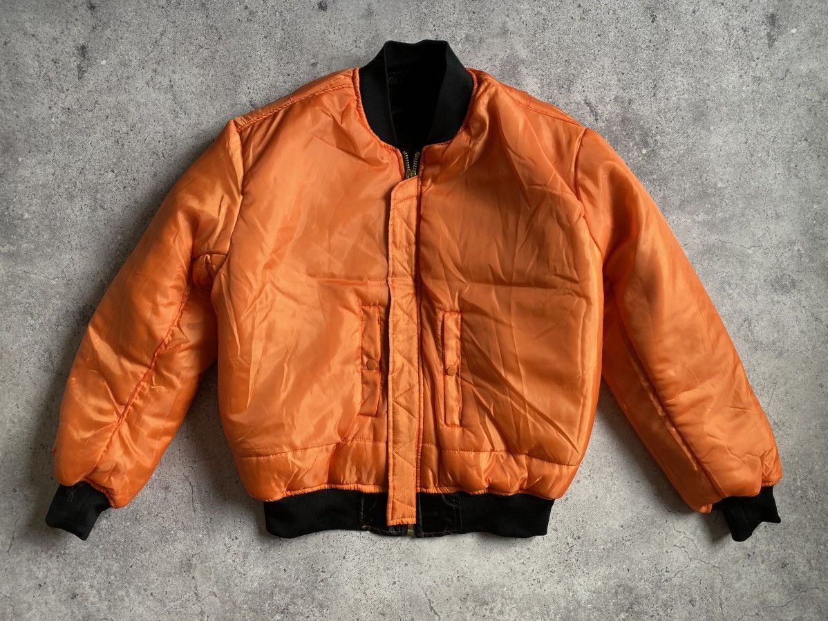 Vintage Vintage MA-1 Jacket Flyer’s US Airforce Size XL Nylon Bomber Size US XL / EU 56 / 4 - 12 Thumbnail