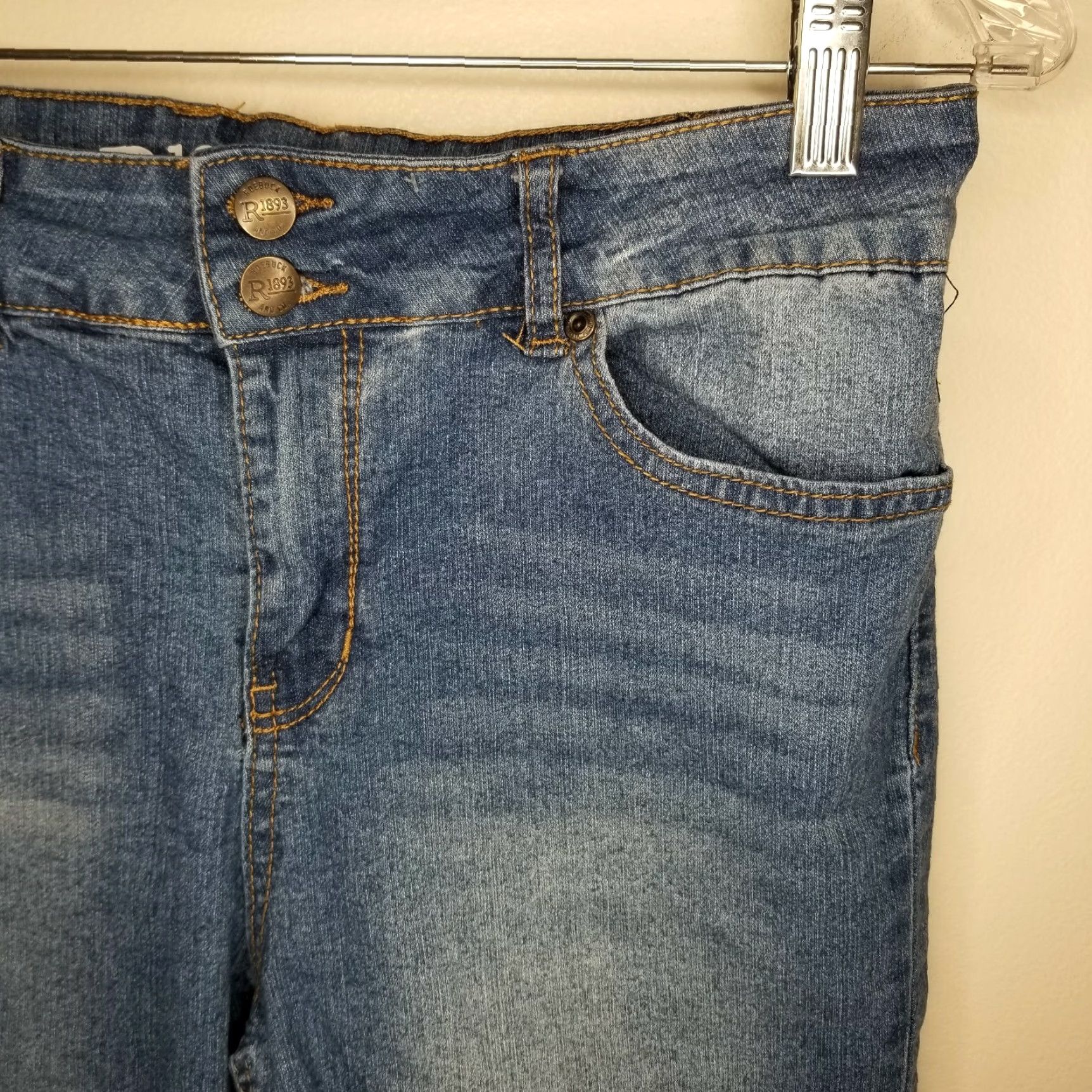 Vintage VINTAGE Roebuck 1893 Bermuda Jean Shorts Women Size 10 Blue Ladies Womens 1893 Jeans Bermuda Shorts Size 32" / US 10 / IT 46 - 2 Thumbnail