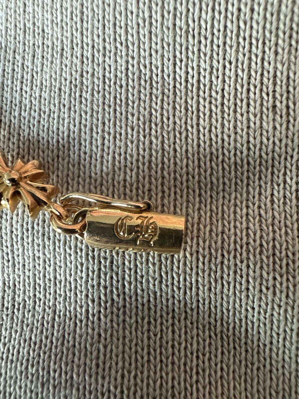 Chrome Hearts Chrome Hearts Tiny E Gold 13 Link 22k Bracelet Size ONE SIZE - 15 Thumbnail