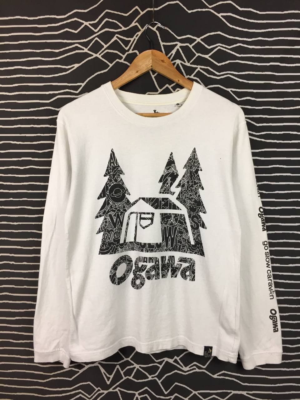go slow caravan Go Slow Caravan Ogawa Camping Graphic Long Sleeve Tee Size US M / EU 48-50 / 2 - 1 Thumbnail