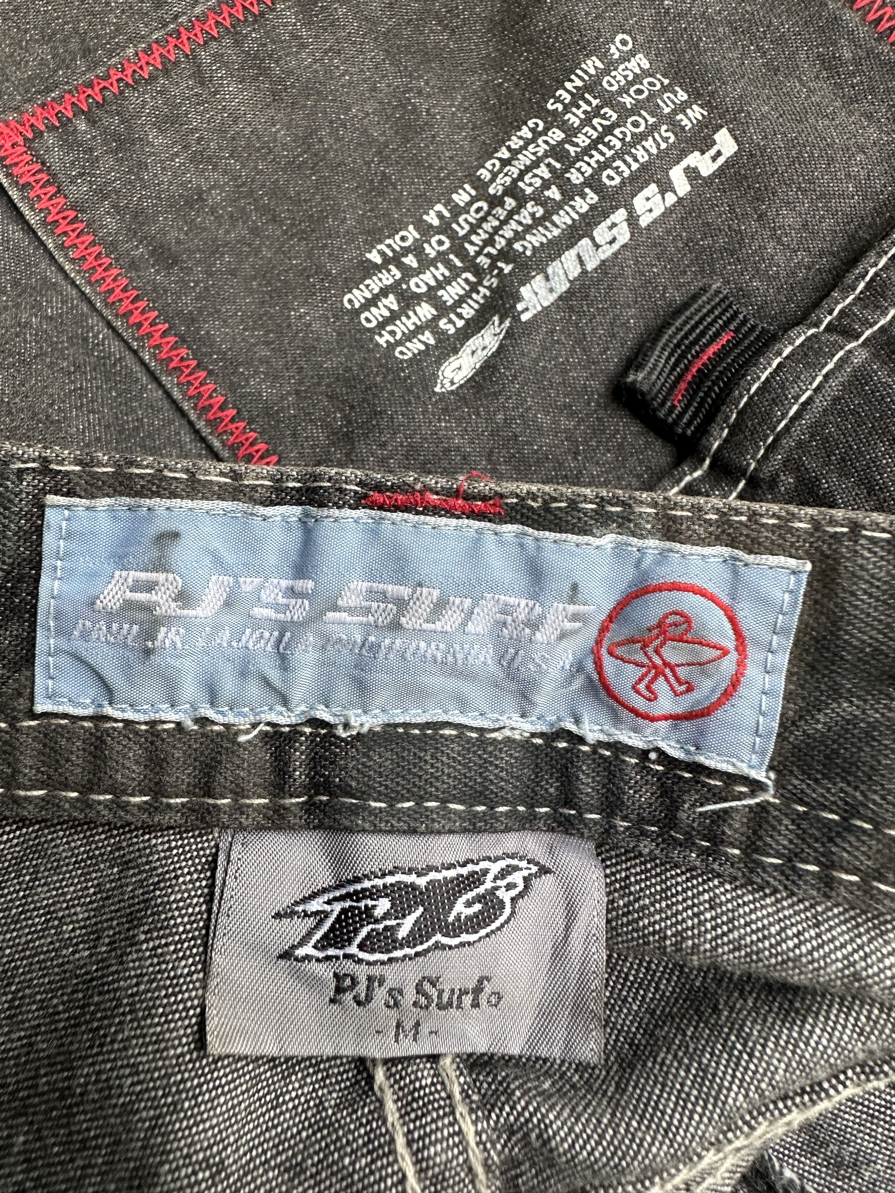 JNCO Vintage 90s Pj’s Surf Baggy Denim Multi Pocket Jeans Size US 29 - 14 Thumbnail
