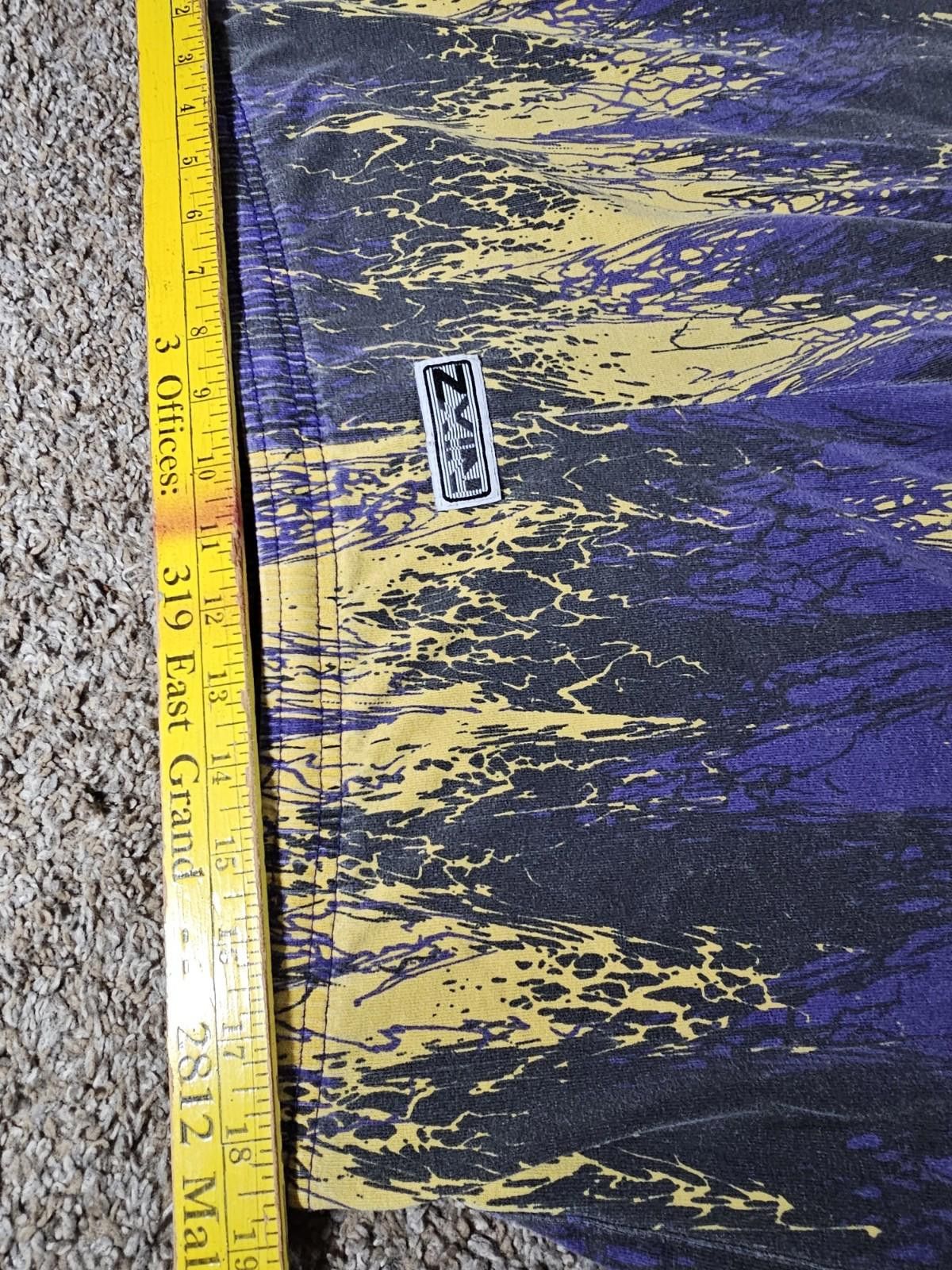 Nixon NIXZ Purple black yellow Lakers Colors lounge pants Large Size US 34 / EU 50 - 4 Thumbnail