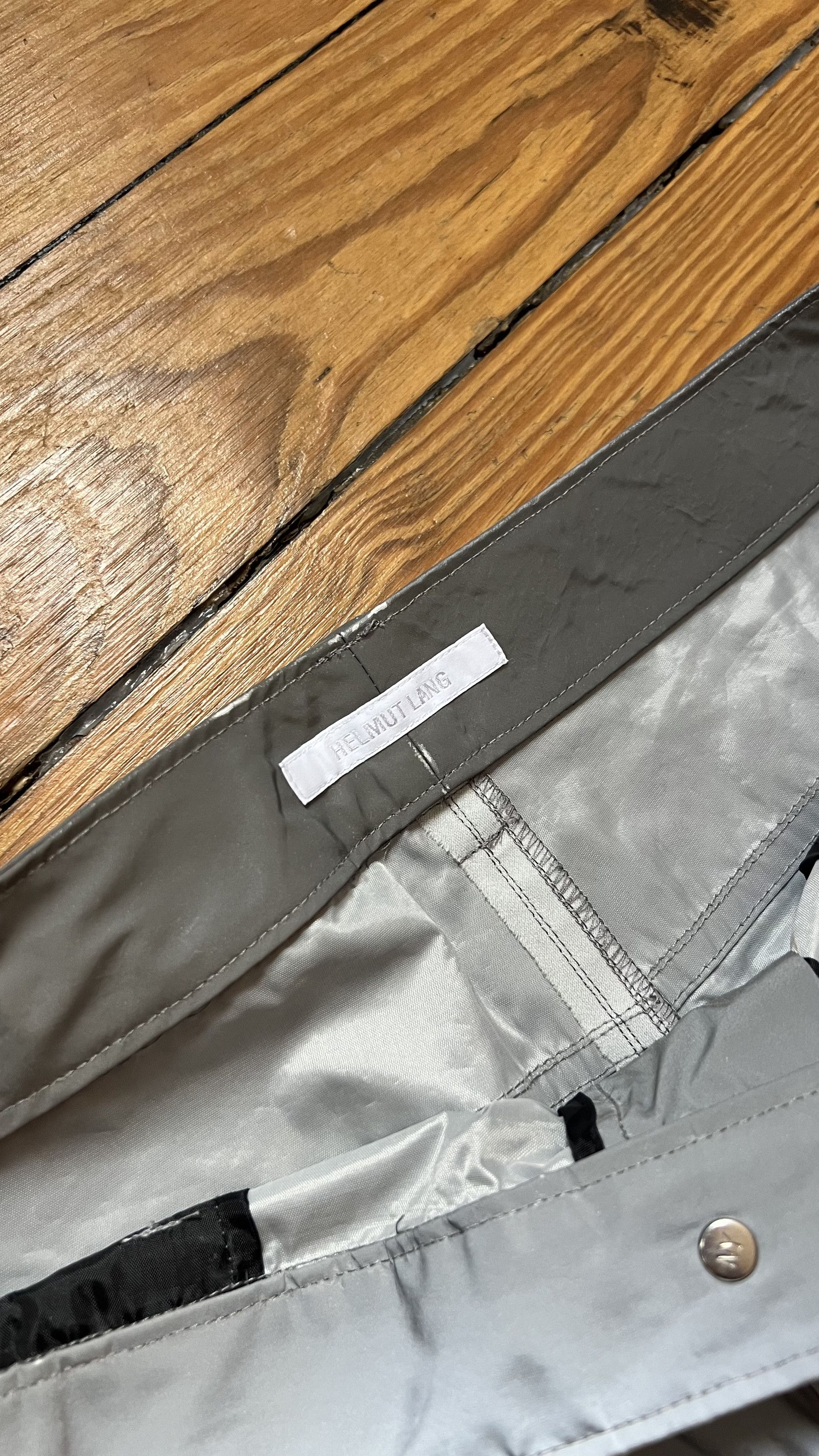 Helmut Lang Helmut Lang Grey Reflective Trousers Size US 34 / EU 50 - 5 Thumbnail