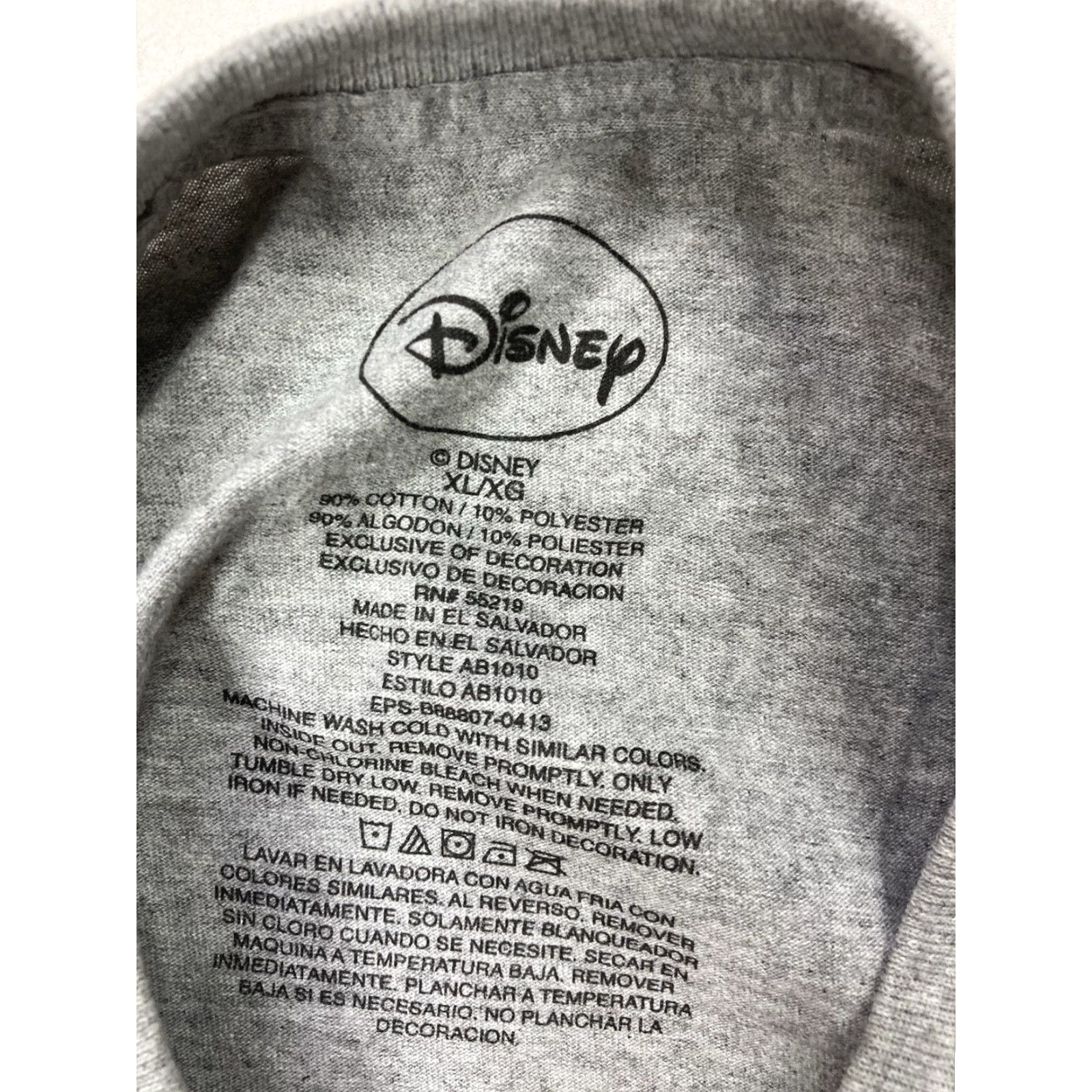 Disney VINTAGE Disney Mickey Mouse And Friends Graphic T-shirt Men XL Gray Short Sleeve Size US XL / EU 56 / 4 - 4 Thumbnail