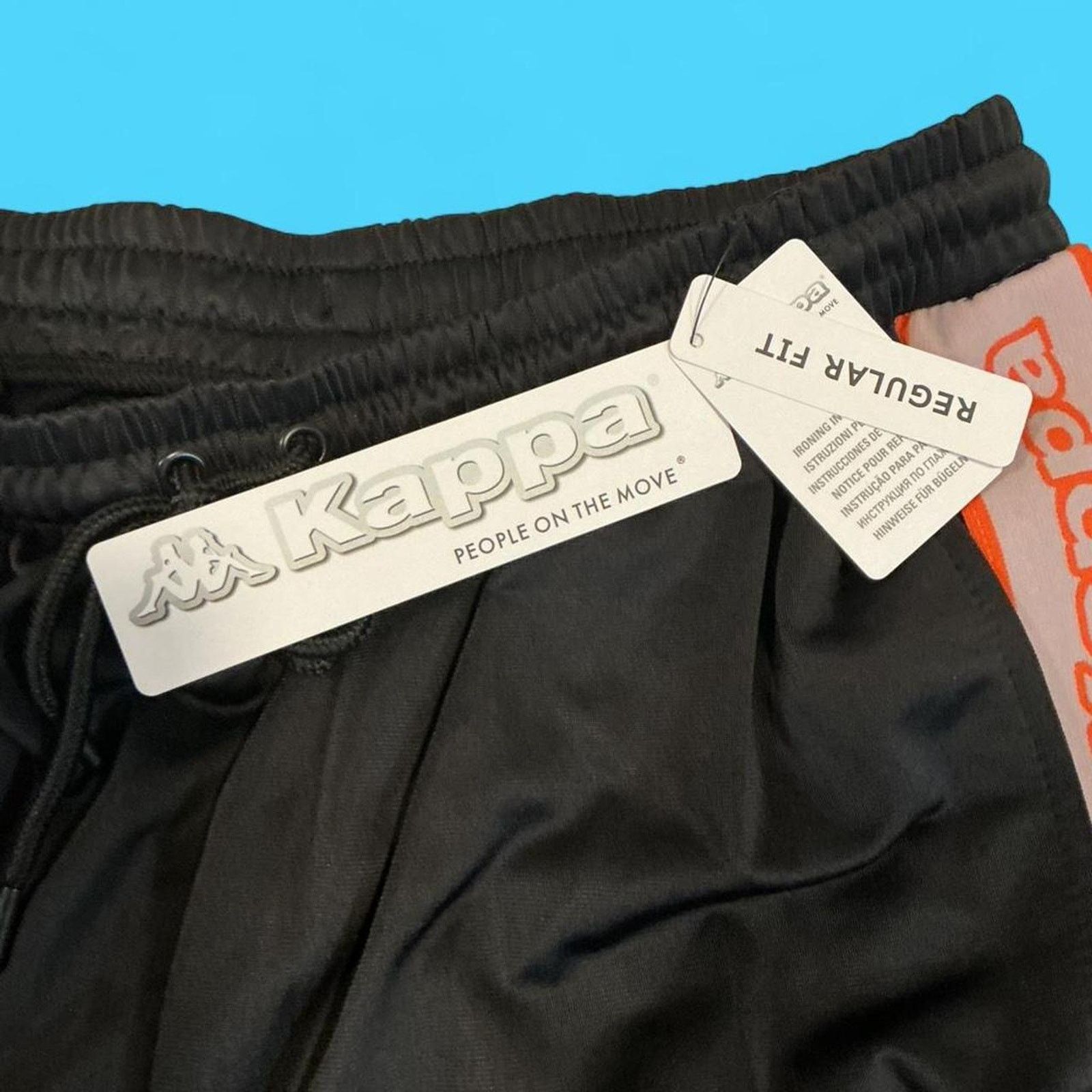 Kappa Kappa black logo tape track pants Size US 26 / EU 42 - 3 Thumbnail