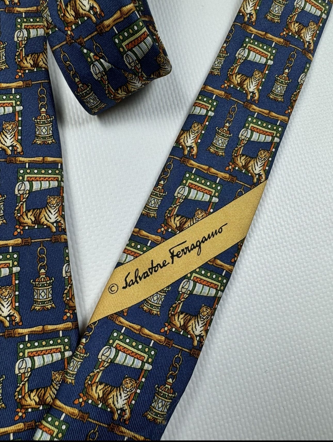 Salvatore Ferragamo Salvatore Ferragamo Tie Silk Size ONE SIZE - 4 Thumbnail