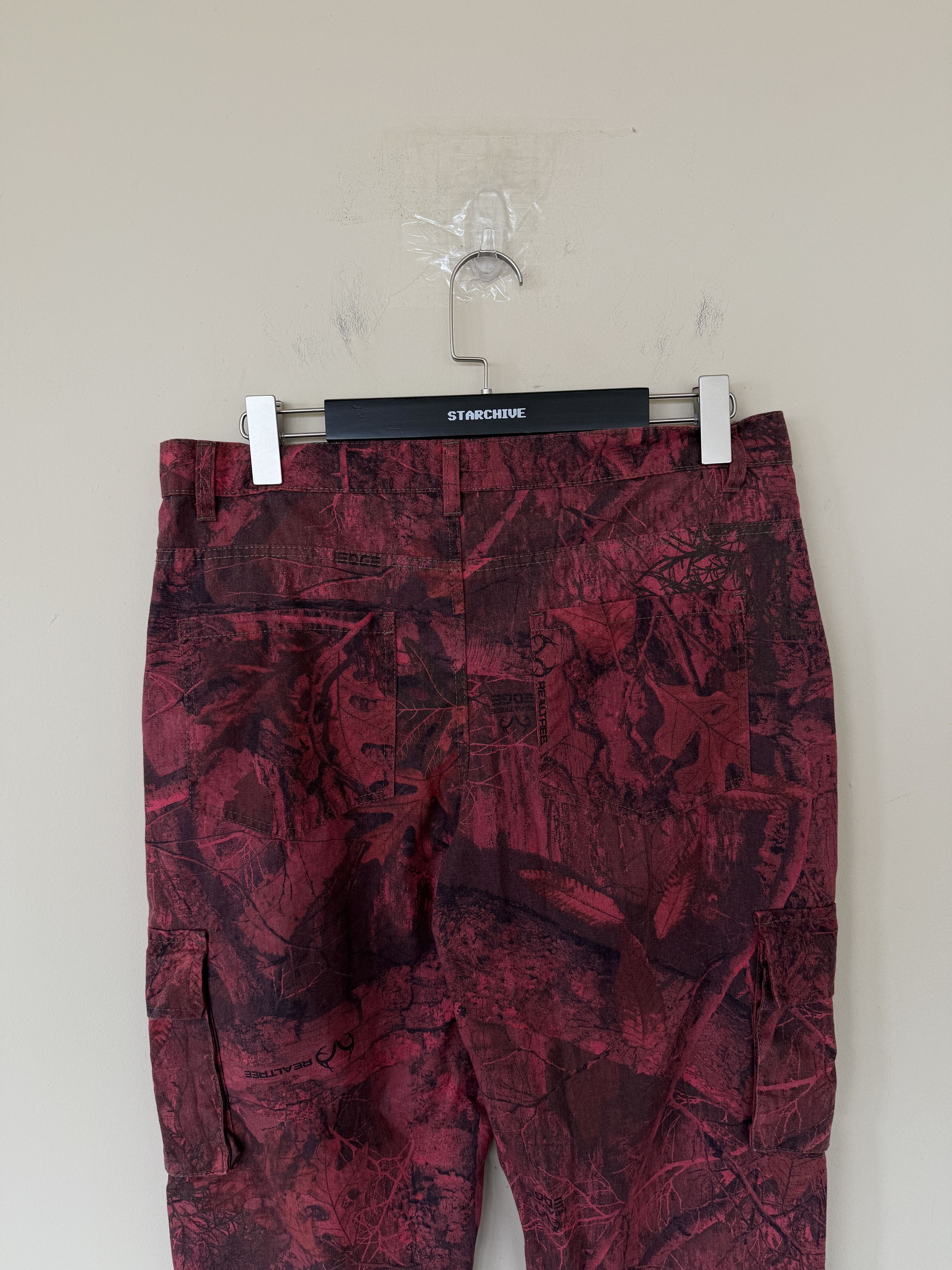 Vintage Vintage Real Tree Red Camo Cargos Size US 34 / EU 50 - 7 Thumbnail