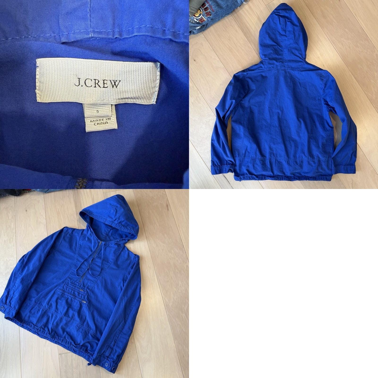 J.Crew J Crew Anorak Shirt Small Blue 1/2 Zip Cotton Pullover Heritage Military Workwear Mens Size US S / EU 44-46 / 1 - 8 Thumbnail