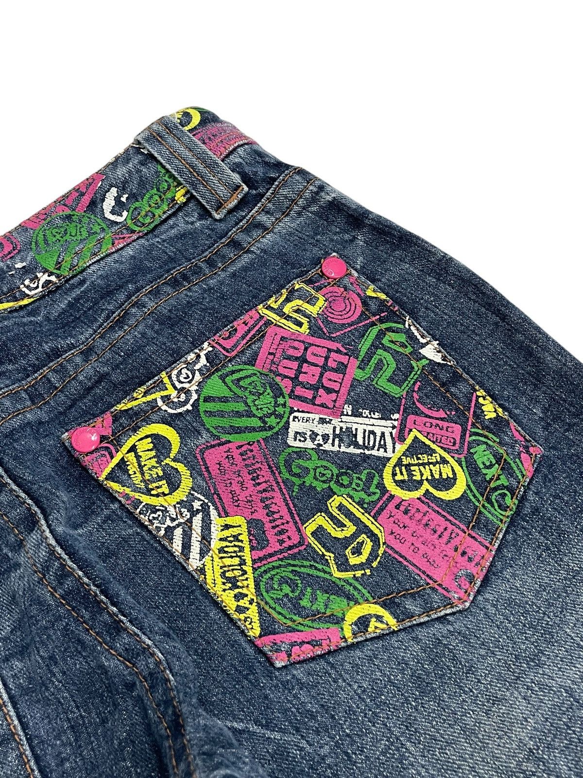 20471120 × Japanese Brand Petit Berry Graffiti Honeycomb Mark Art Clone Devgru Style Size US 28 / EU 44 - 16 Thumbnail