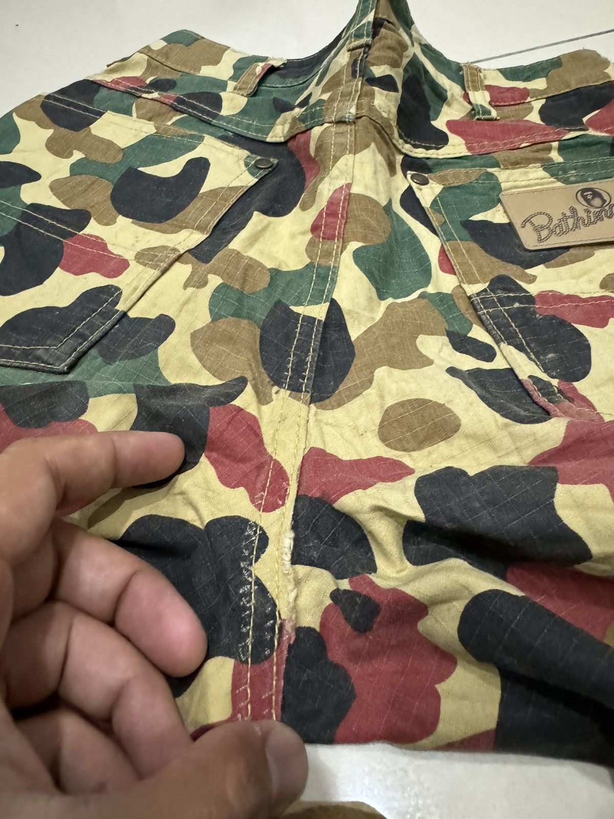 Bape A BATHING APE HUMAN CAMO PANTS Size US 27 - 15 Thumbnail