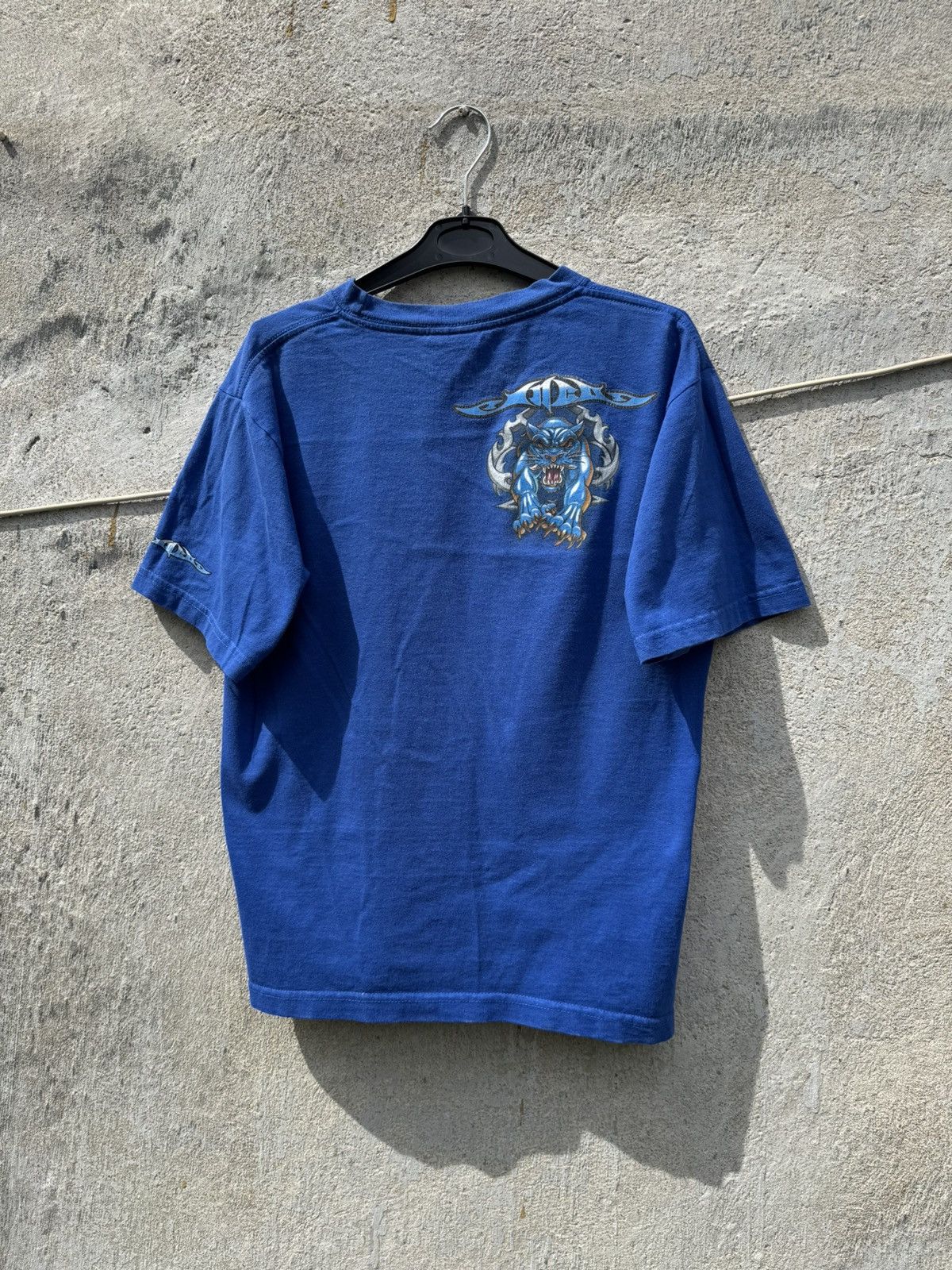 JNCO Vintage JNCO TIGER TRIBAL BLUE TSHIRT Y2K RAP Grunge Size US S / EU 44-46 / 1 - 12 Thumbnail
