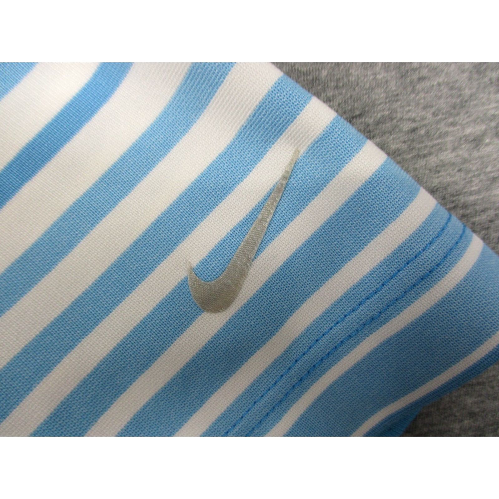 Nike Nike Golf Polo Shirt Small Men’s Standard Fit Dri-Fit Sky Blue Logo Striped Nike Dri-Fit Polo Shirt Polo Size US S / EU 44-46 / 1 - 2 Thumbnail