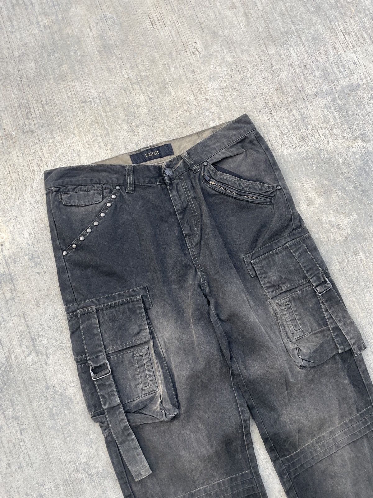 GOA 💥RARE💥2000s JAPANESE BRAND LAGUST BONDAGE CARGO LIKE GOA Size US 32 / EU 48 - 2 Thumbnail