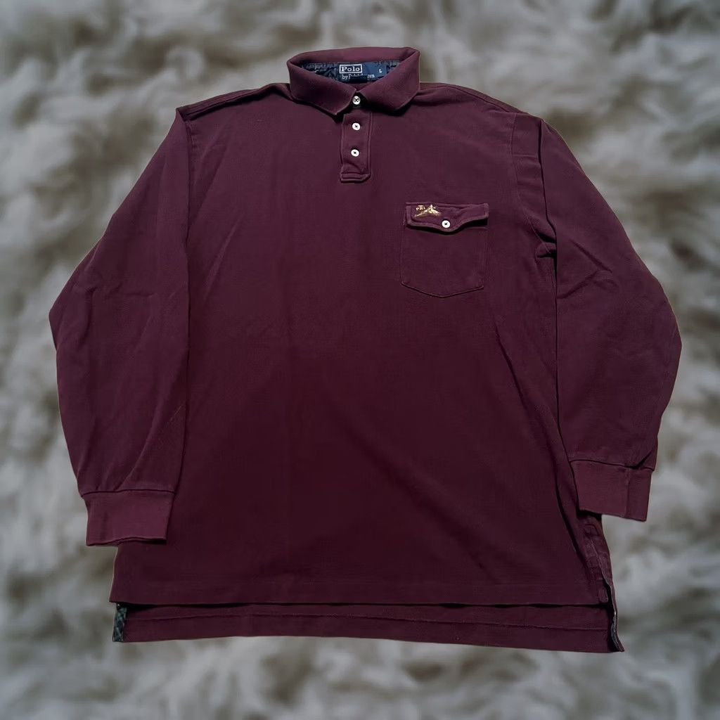 Ralph Lauren VINTAGE Polo Ralph Lauren Rugby Shirt Men’s L 90s PRL Quilted Pocket Shirt Size US L / EU 52-54 / 3 - 1 Thumbnail