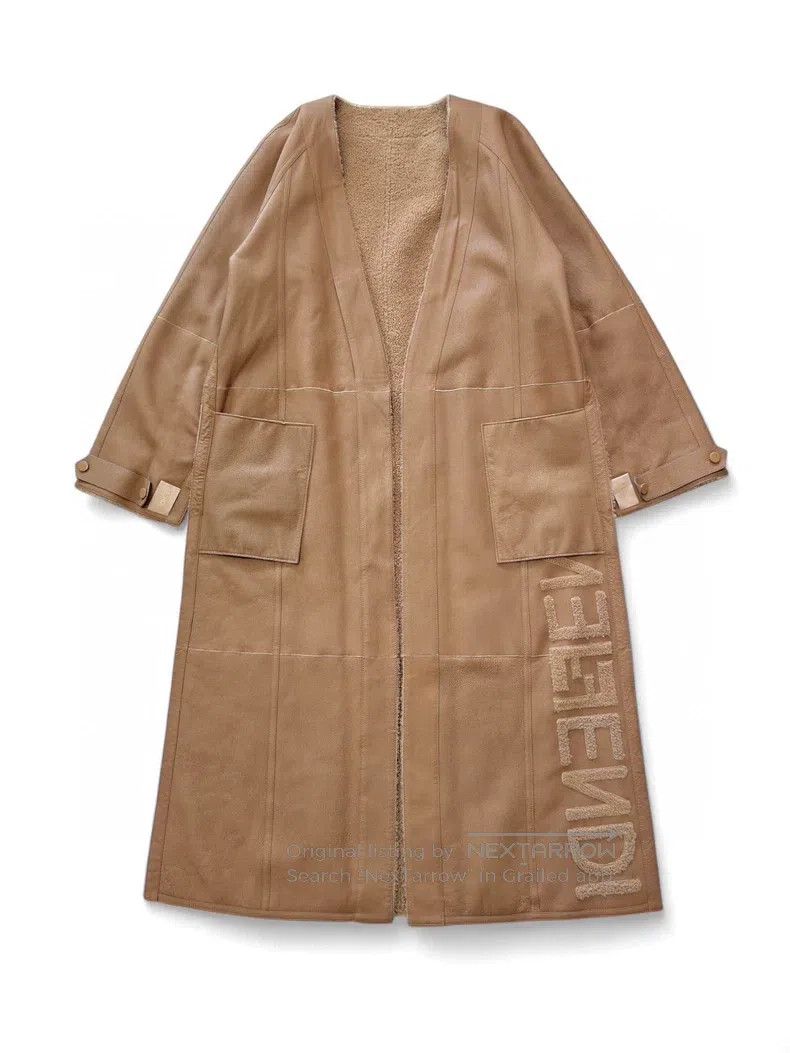 Fendi Fendi Fur and leather integrated coat, reversible Size XS / US 0-2 / IT 36-38 - 3 Thumbnail