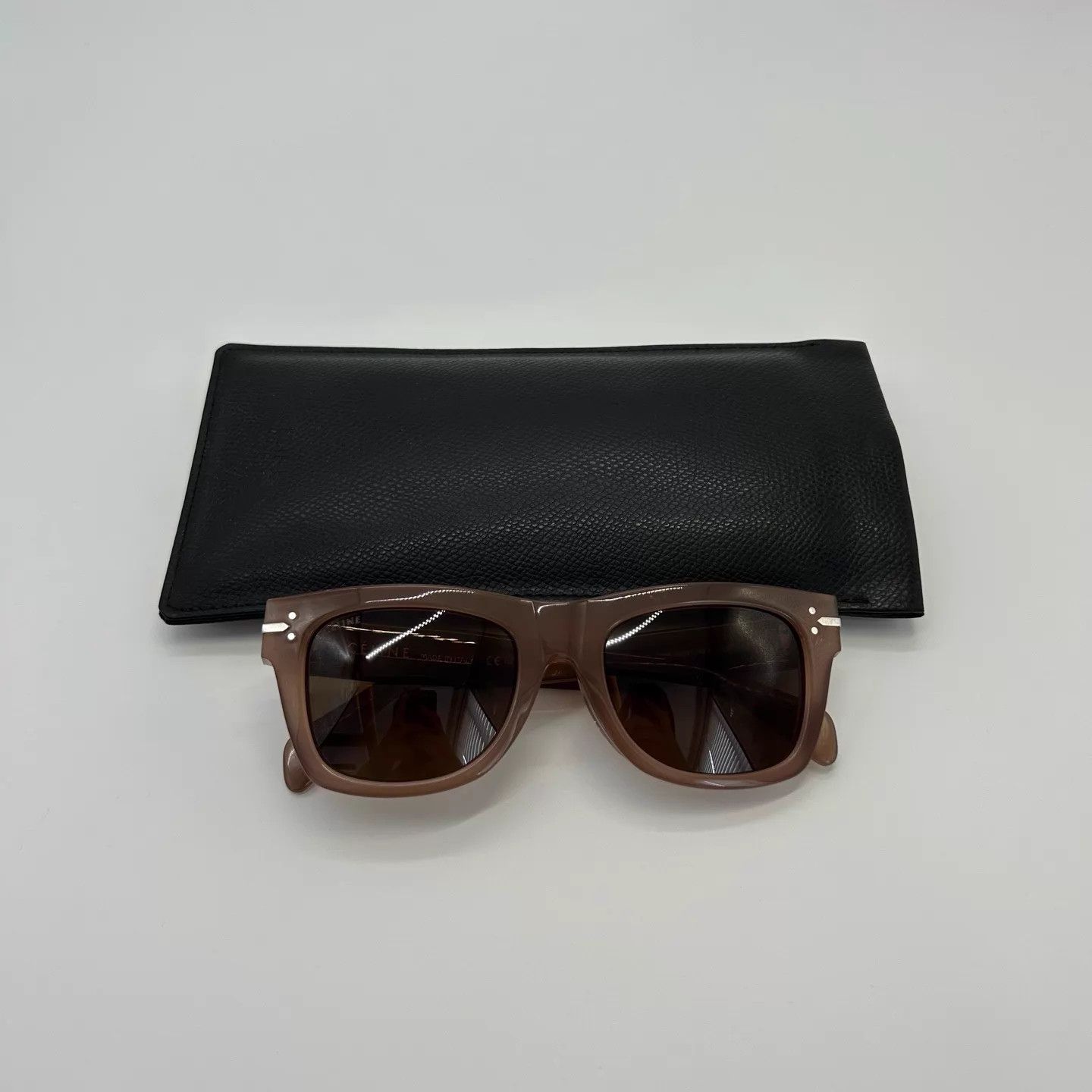 Celine Celine Light Pink Classic Sunglasses HB7034 Size ONE SIZE - 5 Thumbnail