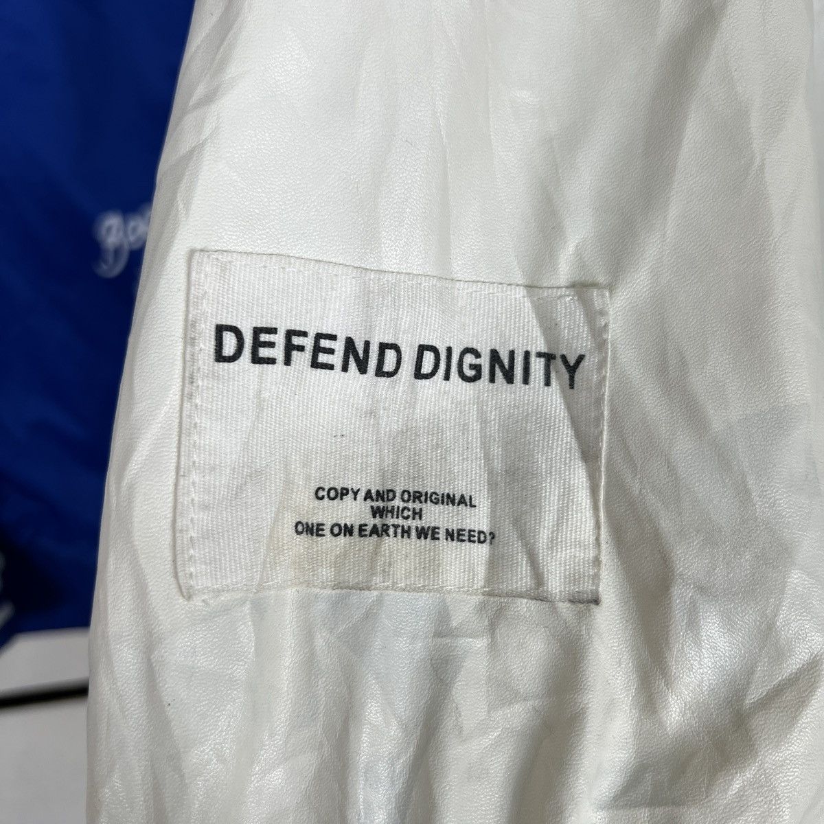 Japanese Brand 🔥 JAPANESE STREETWEAR DEFEND DIGNITY SATIN BOMBER JACKET Size US XL / EU 56 / 4 - 16 Thumbnail