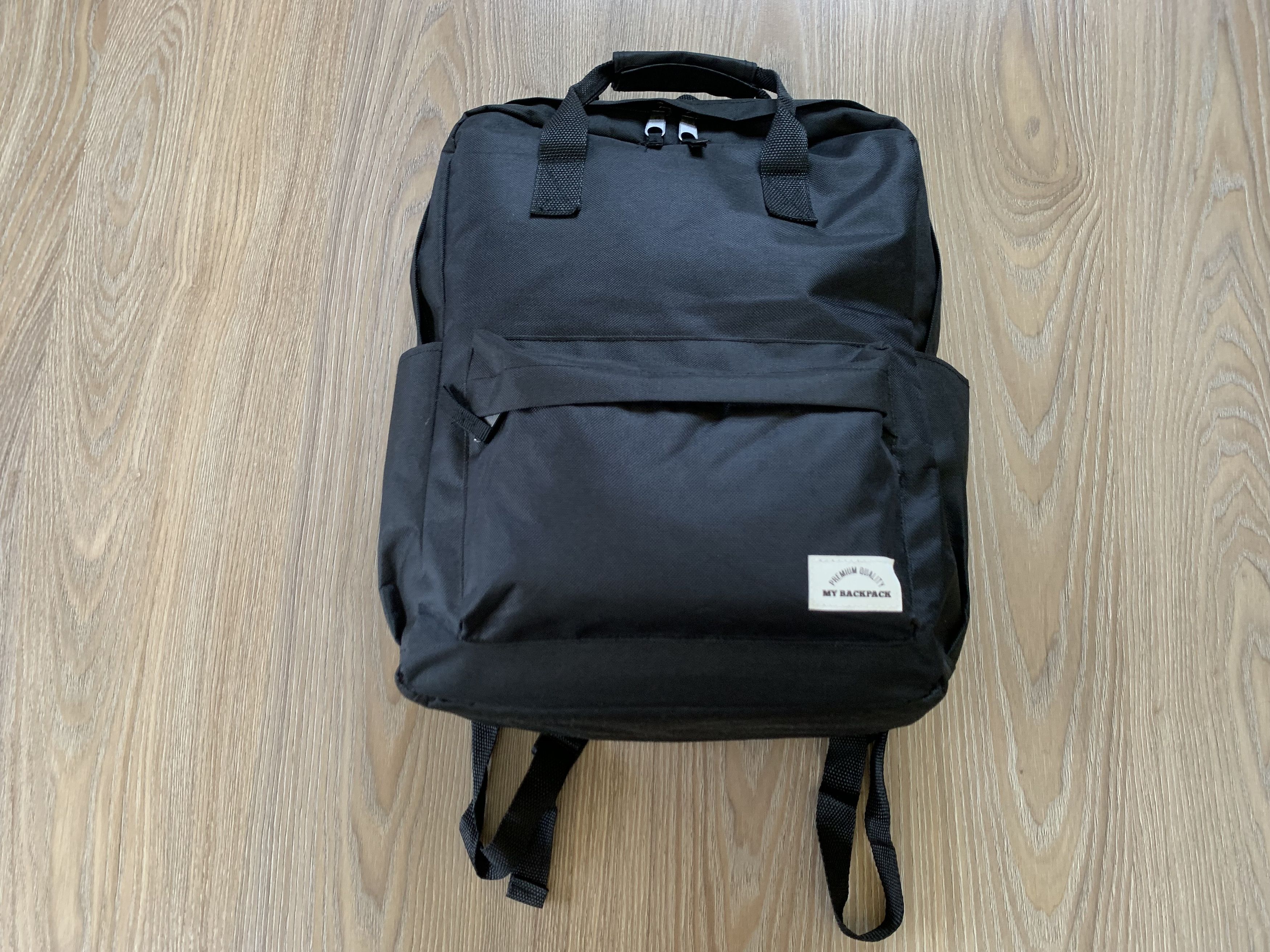 Other Mens Black Casual City Backpack Size ONE SIZE - 2 Thumbnail
