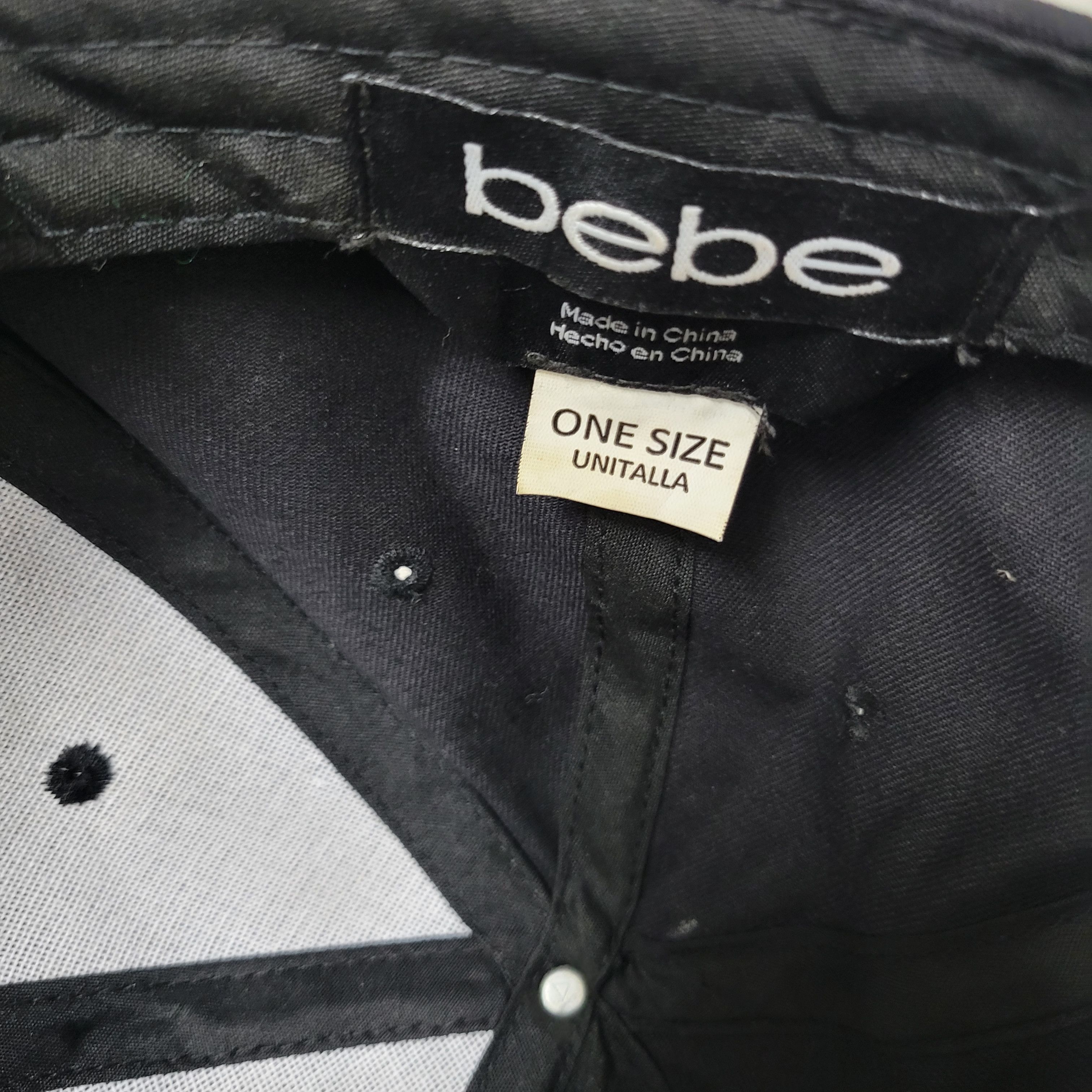 Bebe Bebe Rhinestone Crystal Sparkle Baseball Hat Cap One Size Size ONE SIZE - 7 Thumbnail