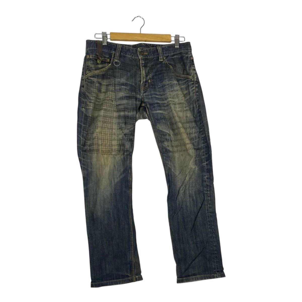 Designer × Vintage Vintage jeans H Nicole Club × PPFM × Undercover Hideaways Nicole Distress Faded Jeans Size US 31 - 3 Thumbnail