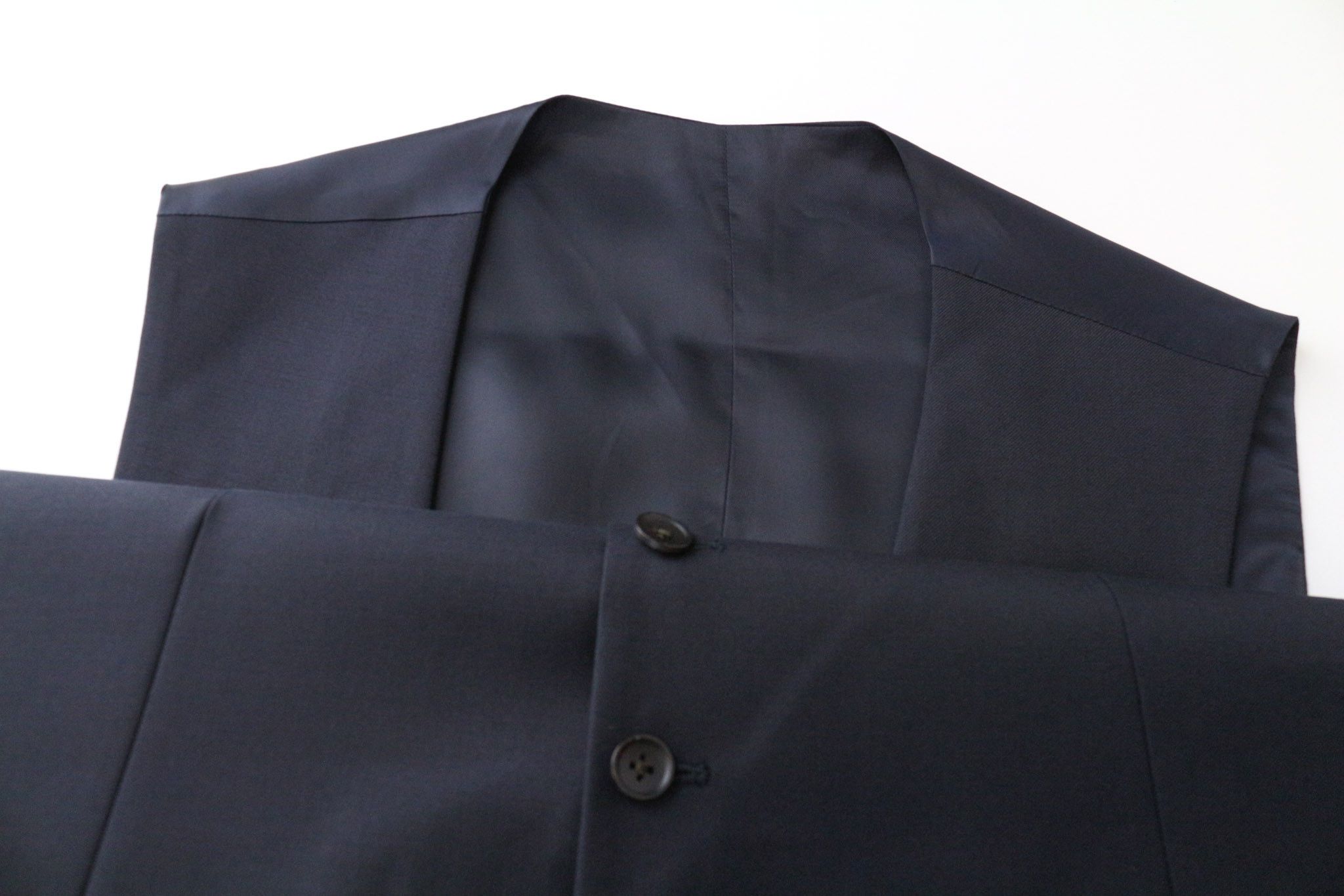 Suitsupply FERRARA UK40L Dark Blue Wool 2 Piece Suit 75699 Size 40L - 7 Thumbnail