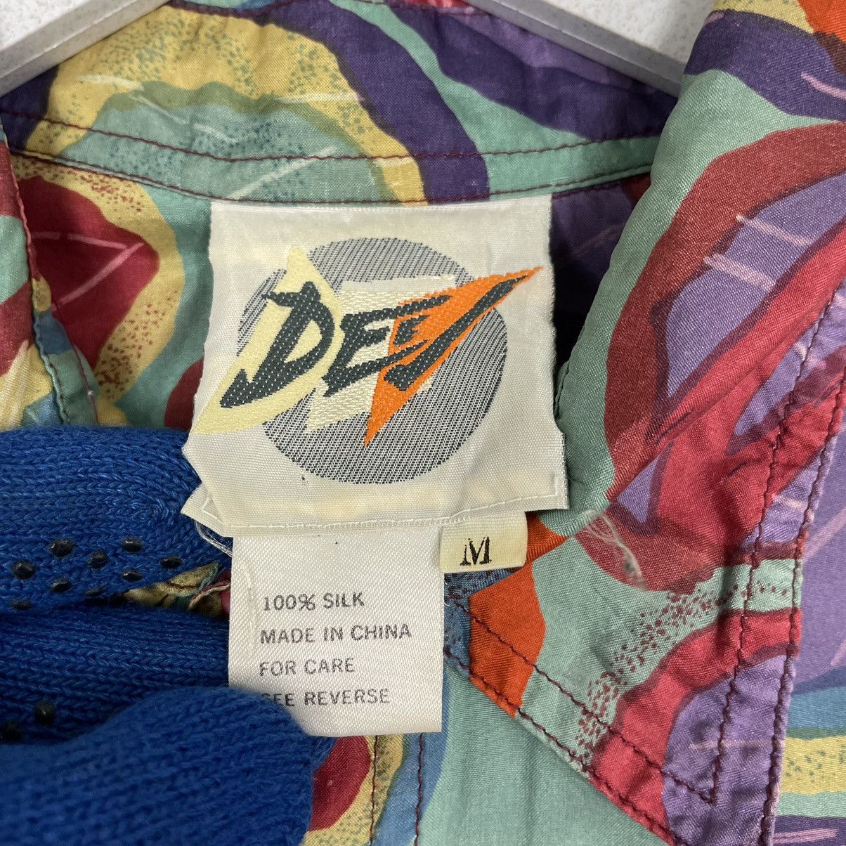 Japanese Brand × Vintage 💥VINTAGE SILK ART DEV BUTTON SHIRT Size US L / EU 52-54 / 3 - 8 Thumbnail