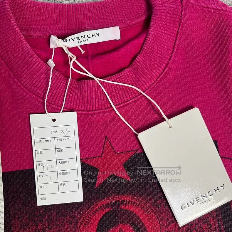 Givenchy Givenchy Pink Tri-Color Hoodie Size US XS / EU 42 / 0 - 2 Thumbnail