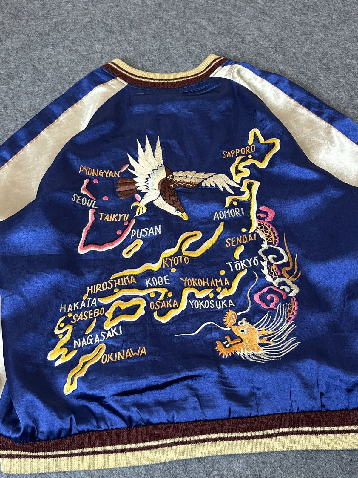 Japanese Brand Sukajan Tailor Toyo Japanese reversible souvenir jacket. Size US L / EU 52-54 / 3 - 2 Thumbnail