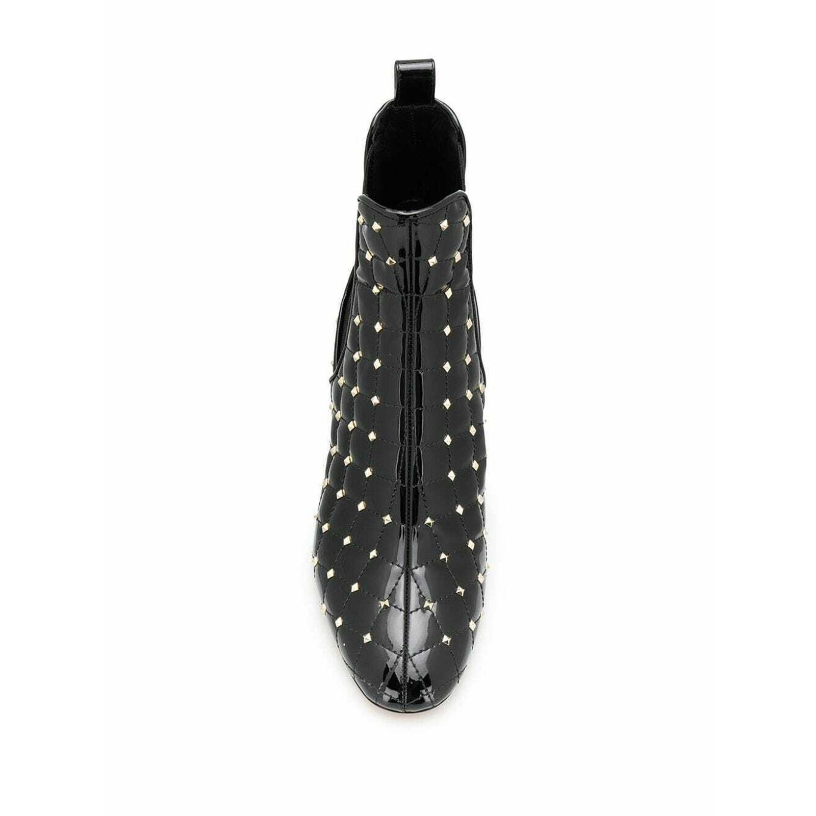 Valentino Valentino Rockstud Chelsea Spike Black Patent Stud Heel Size US 7.5 / IT 37.5 - 3 Thumbnail