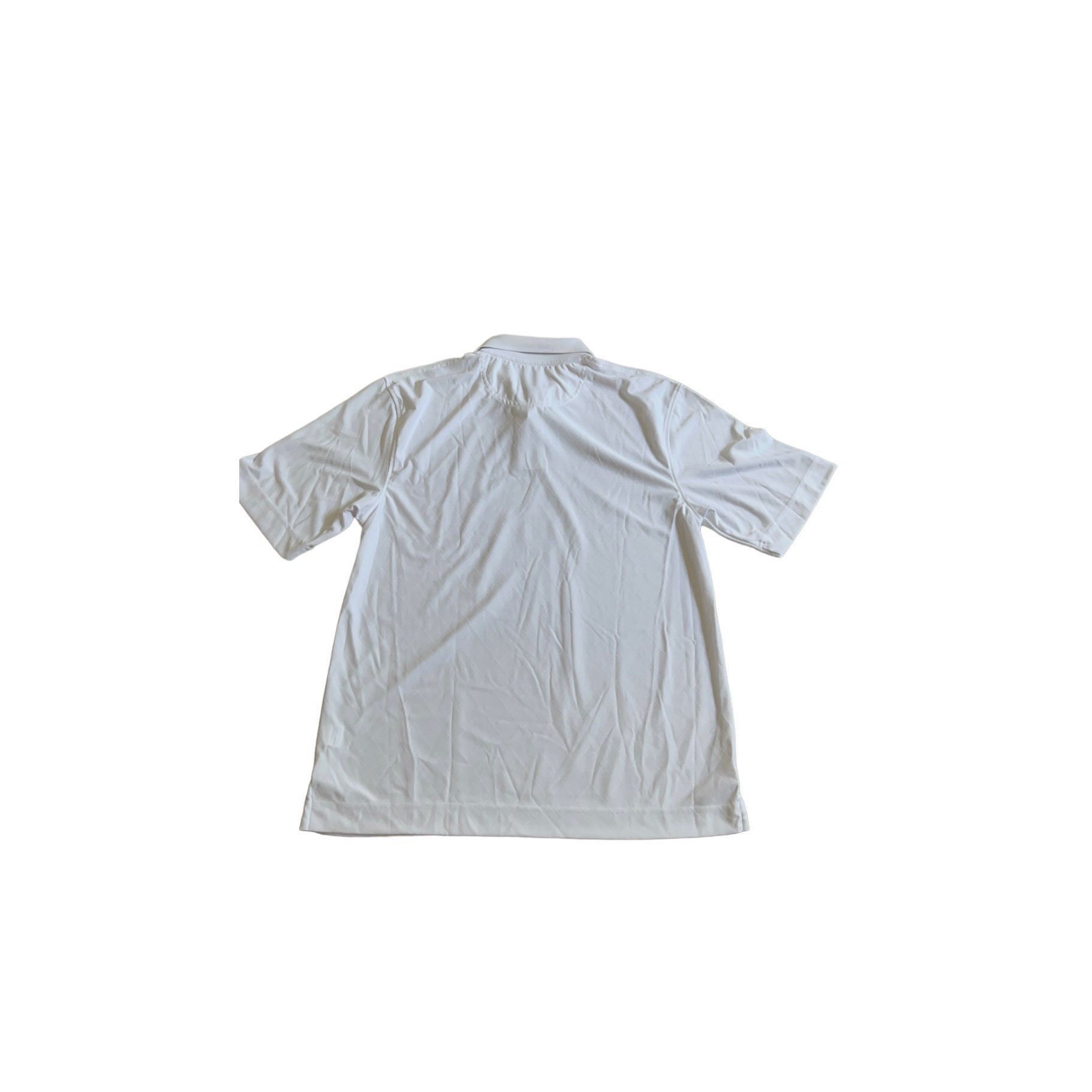 Haggar Men's Haggar White Polo Shirt Size M Size US M / EU 48-50 / 2 - 2 Thumbnail