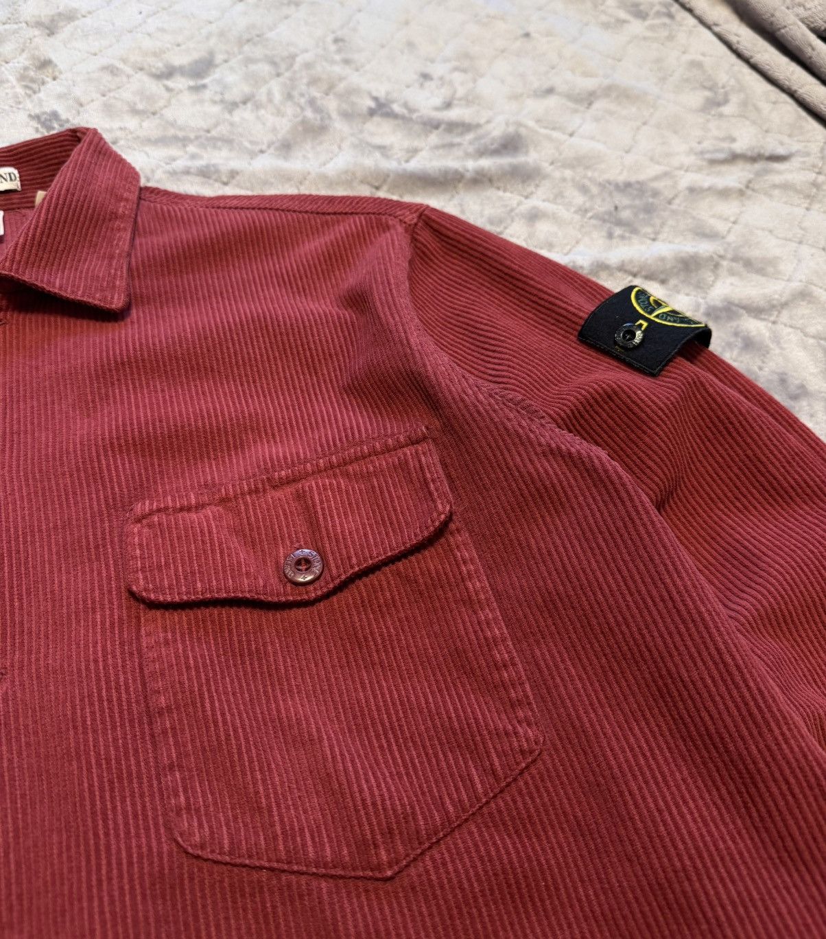 Stone Island Archive 1990s Stone Island Corduroy Overshirt Size US S / EU 44-46 / 1 - 7 Thumbnail