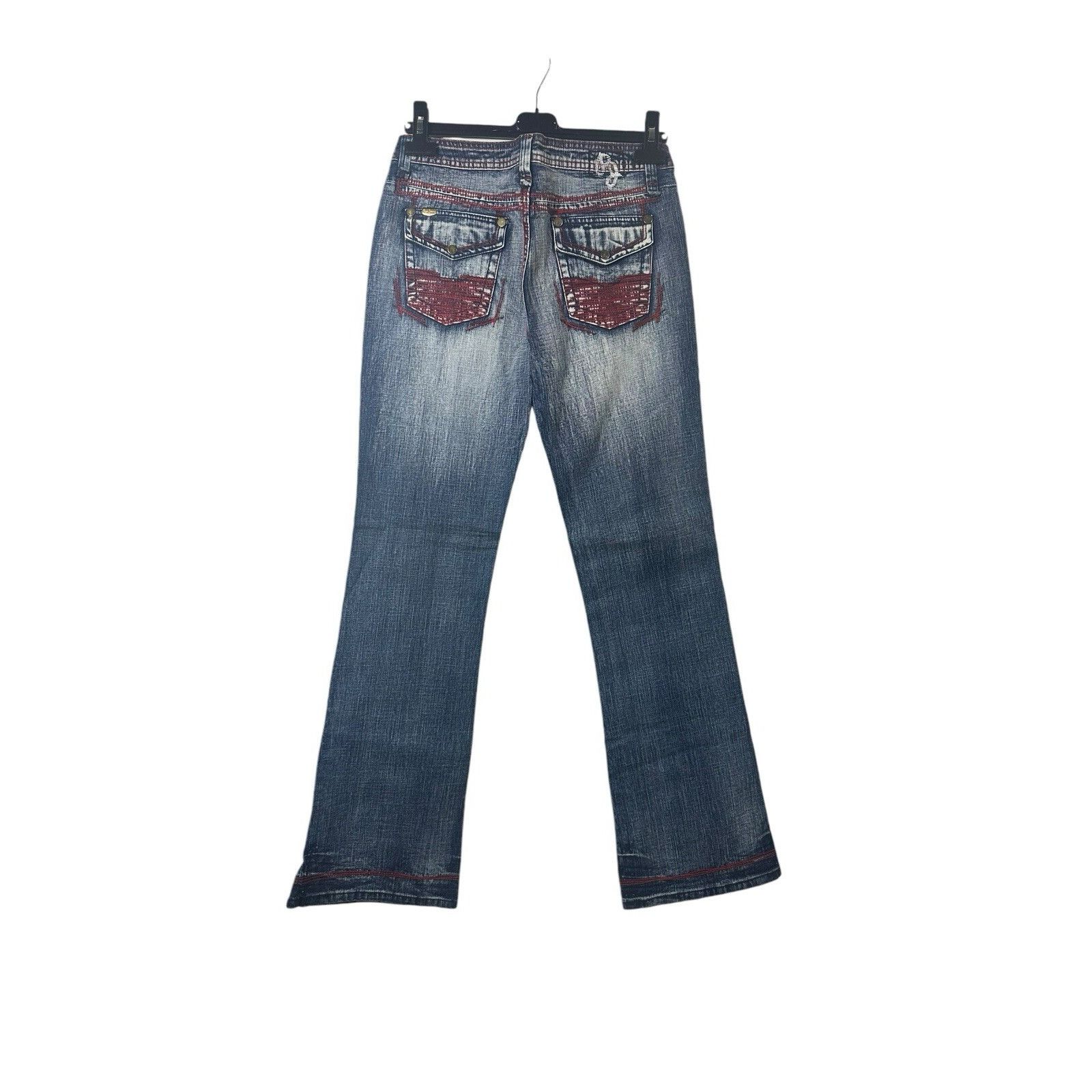 Pepe Jeans Vintage Pepe London Jeans US Size 30 Low Rise Flare Embroide Size 30" / US 8 / IT 44 - 3 Thumbnail