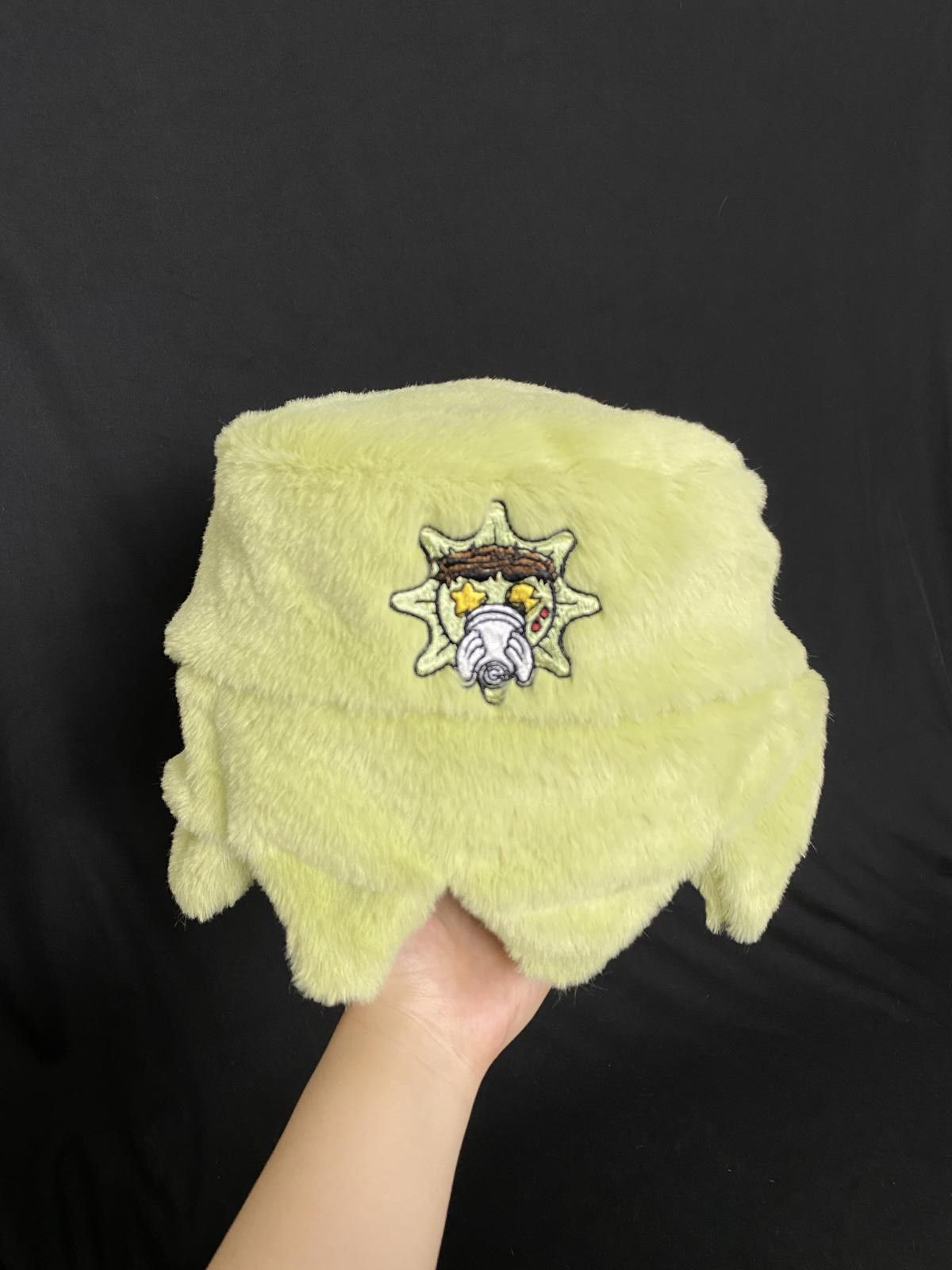 Japanese Brand Deadstock Sun Neon Green Bucket Hat OS Size ONE SIZE - 1 Thumbnail