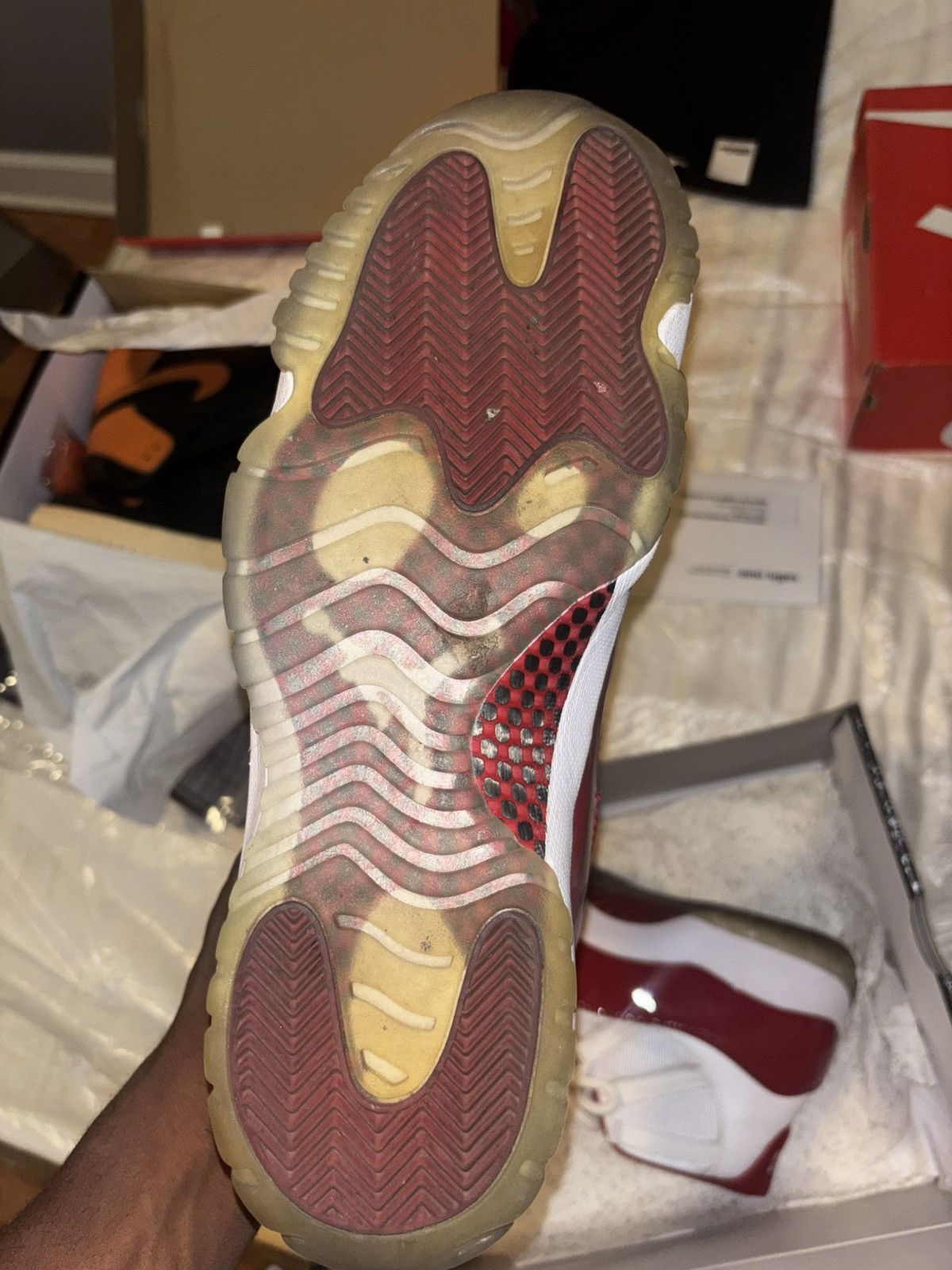 Jordan Brand Nike Air Jordan 11 Retro "Cherry" Size US 12 / EU 45 - 4 Thumbnail