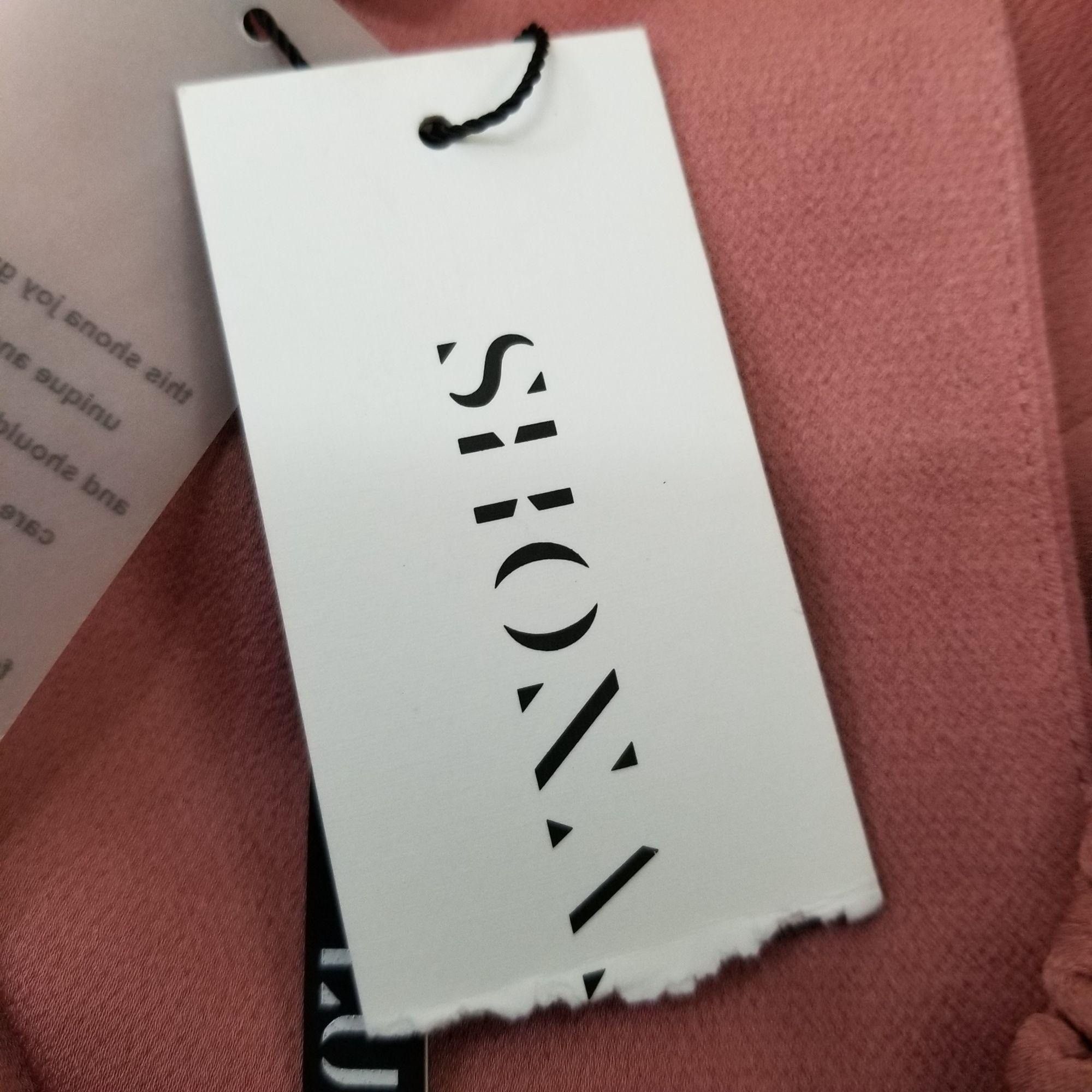 Shona Joy Shona Joy Luxe 10 Plunge Frill Draped Dress Rose Pink Formal Size L / US 10 / IT 46 - 8 Thumbnail
