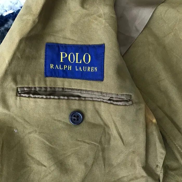Polo Ralph Lauren POLO RALPH LAUREN 2 Button Blazer Sport Coat Suit Cotton Size 38R - 8 Thumbnail