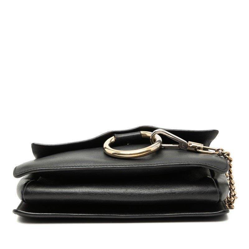 Chloe Chloe Suede Leather Faye Shoulder Bag Black Size ONE SIZE - 3 Thumbnail