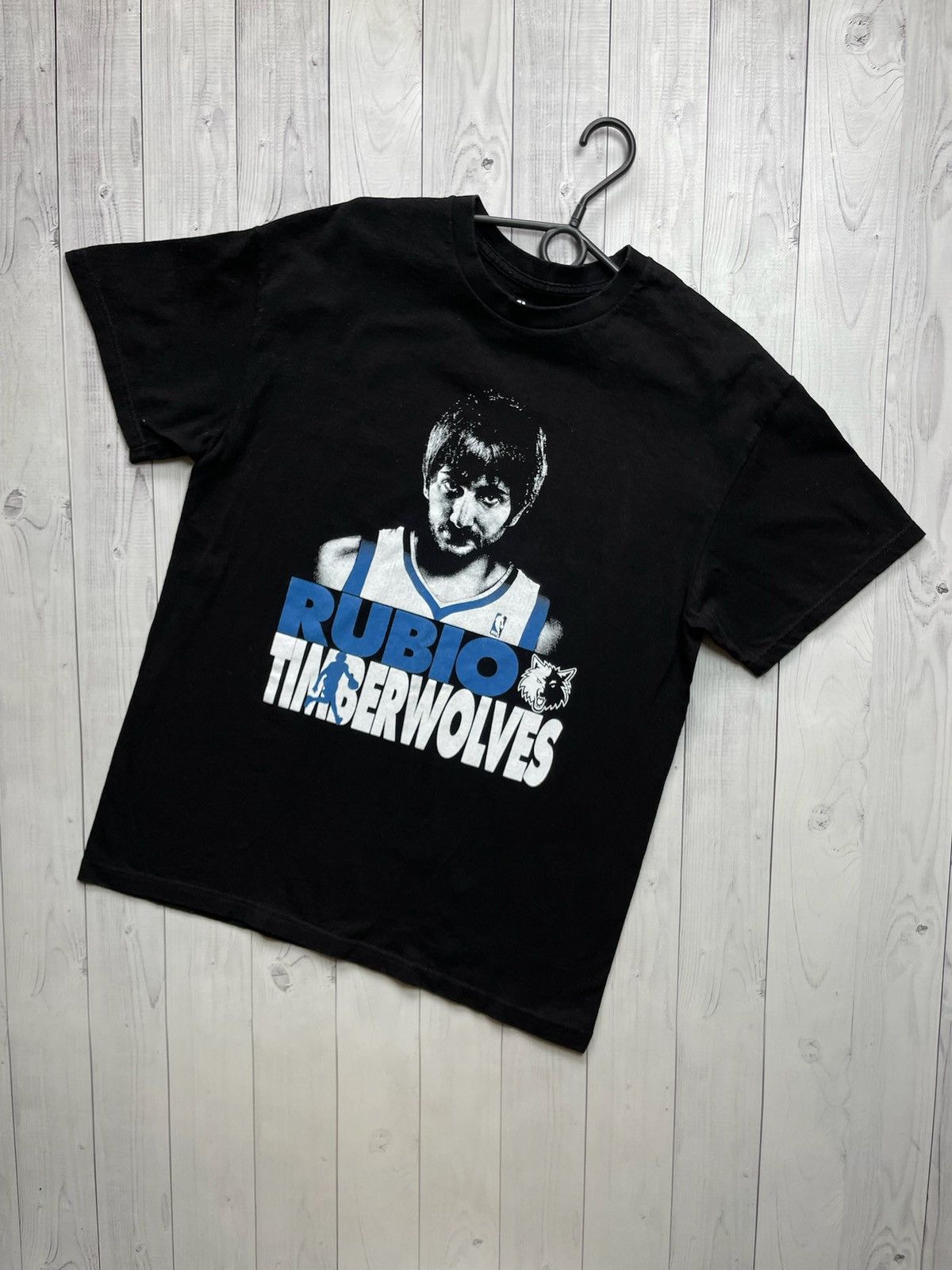 Majestic × Vintage Vintage Majestic Rubio Timberwolves jersey tee size L rare Size US L / EU 52-54 / 3 - 1 Thumbnail