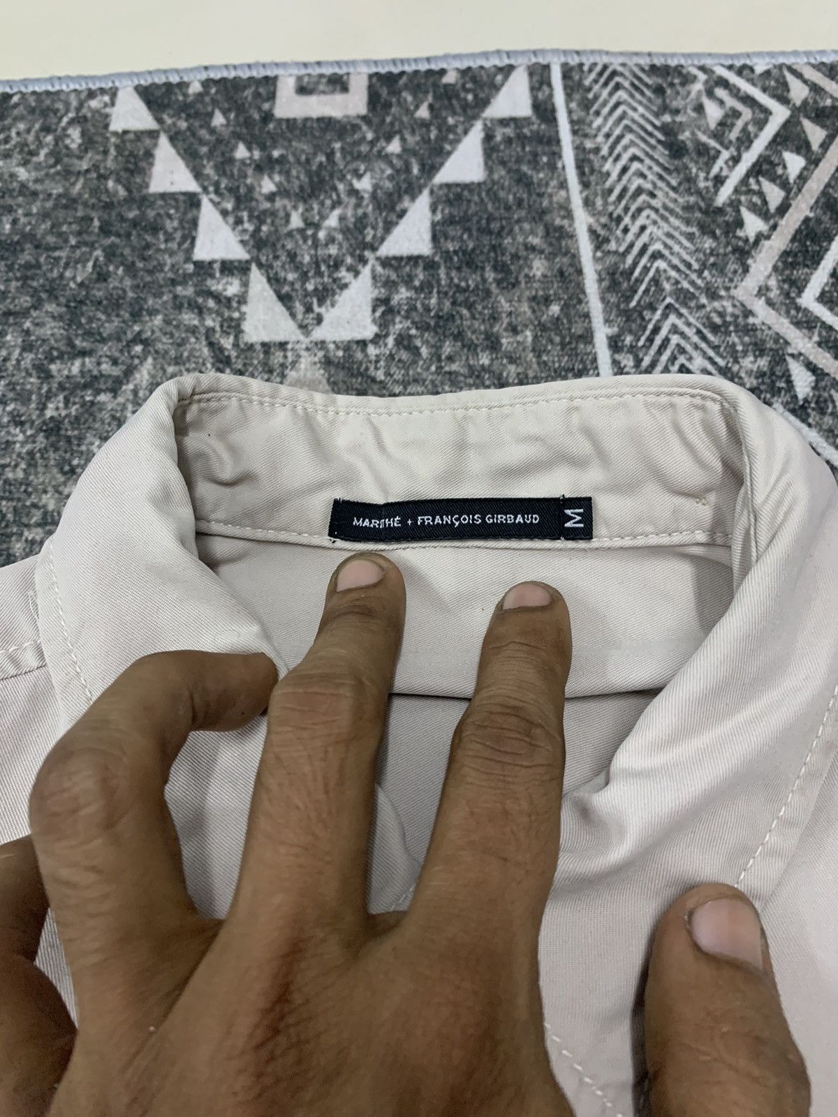 Japanese Brand × Marithe + Francois Girbaud 90s MARITHE FRANCOIS GIRBOUD BUTTON UP RARE DESIGN Size US M / EU 48-50 / 2 - 4 Thumbnail