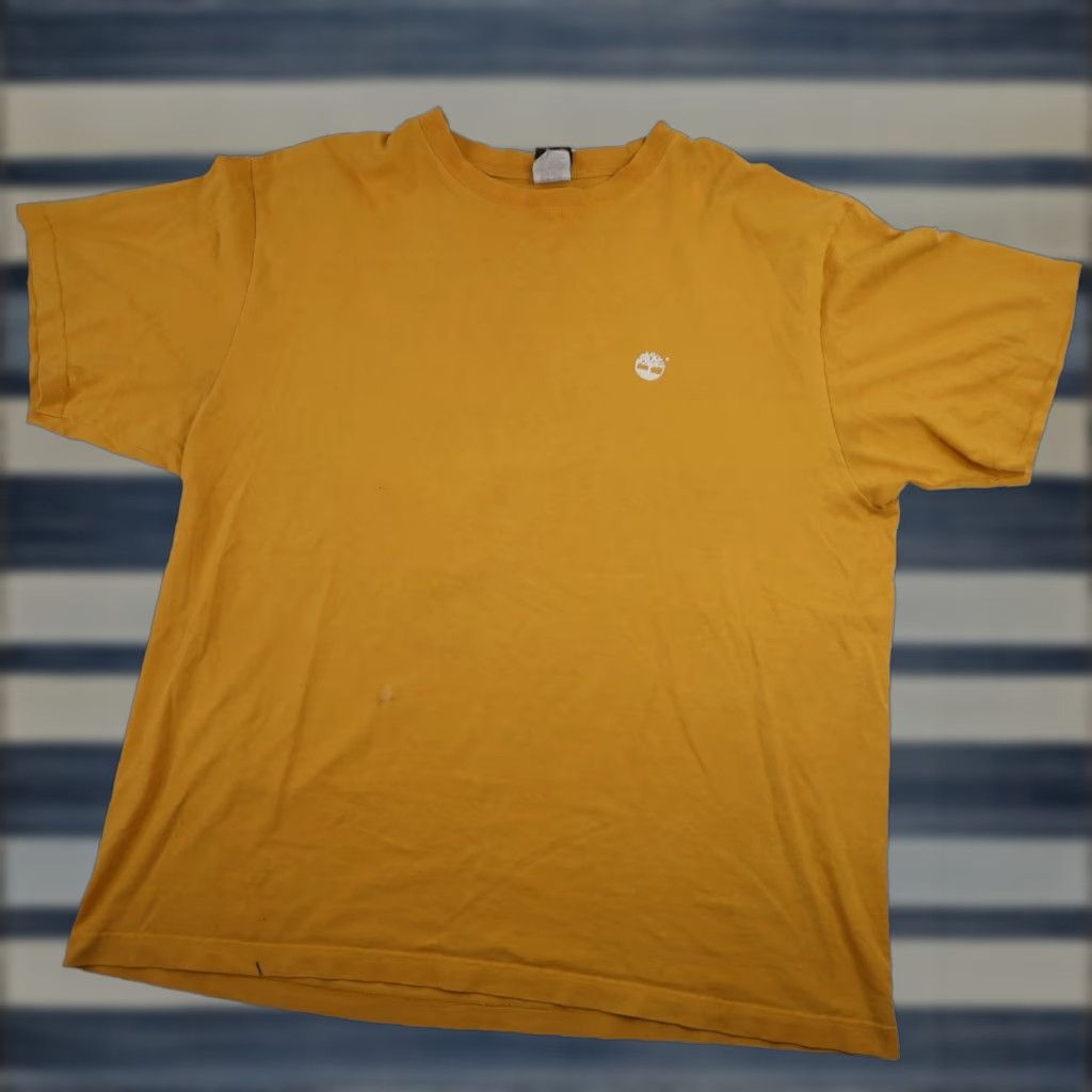 Timberland VINTAGE Timberland Mens XXL Original Classic Logo Graphic T Shirt Yellow 90s Mens Size US XXL / EU 58 / 5 - 1 Thumbnail
