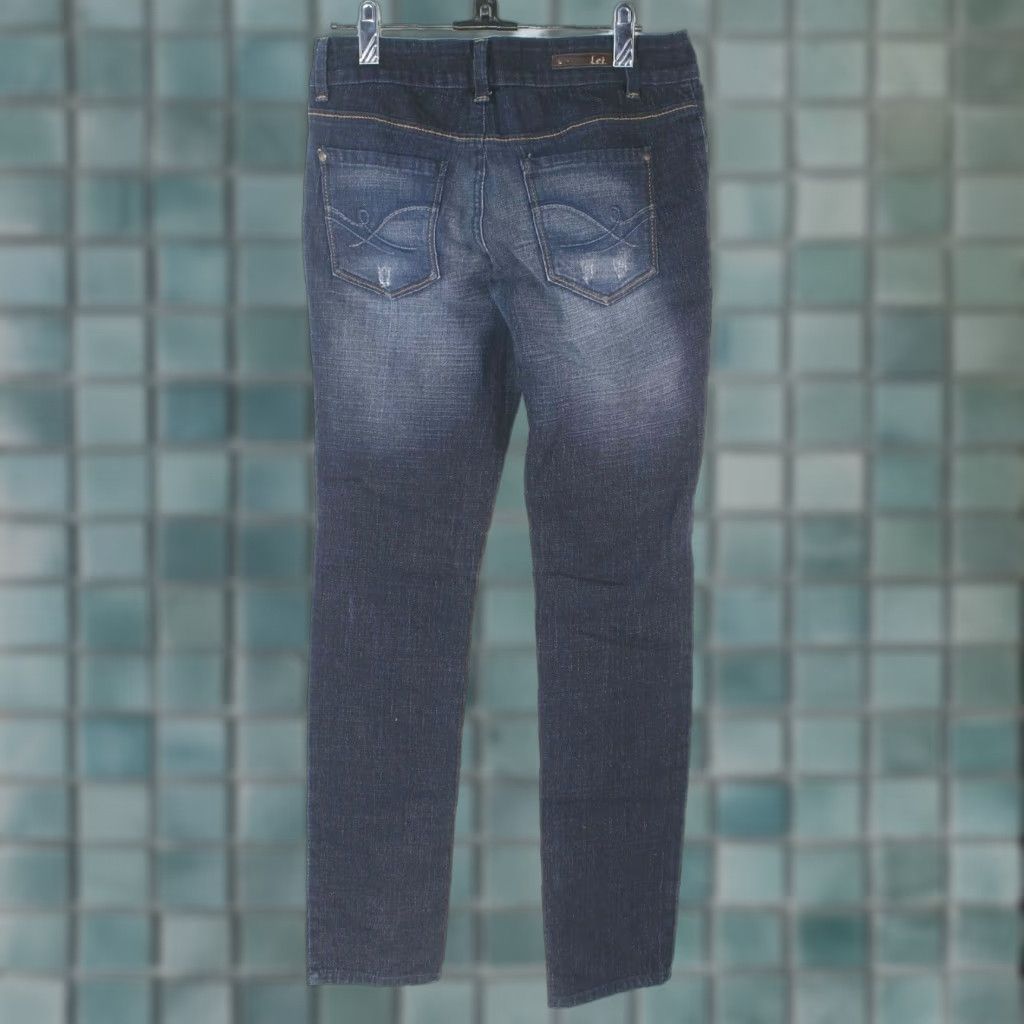 Vintage VINTAGE LEI Ashley Trouble Skinny Dark Blue Jeans Junior Women Size 5 Regular 30X31 2010 Size 27" / US 4 / IT 40 - 1 Thumbnail