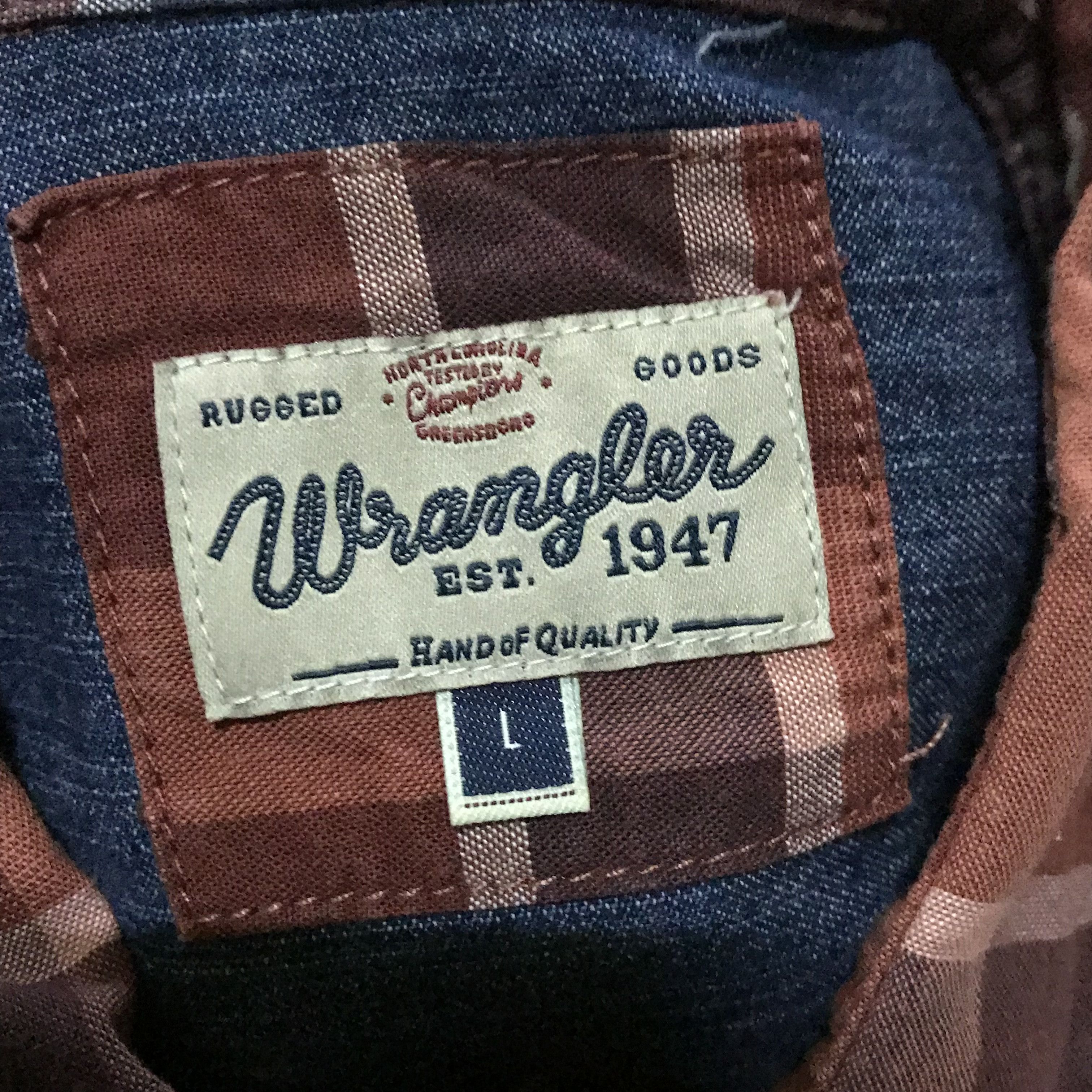 Wrangler Wrangler Flannel Tartan long Sleeves shirt Size L Size US M / EU 48-50 / 2 - 3 Thumbnail