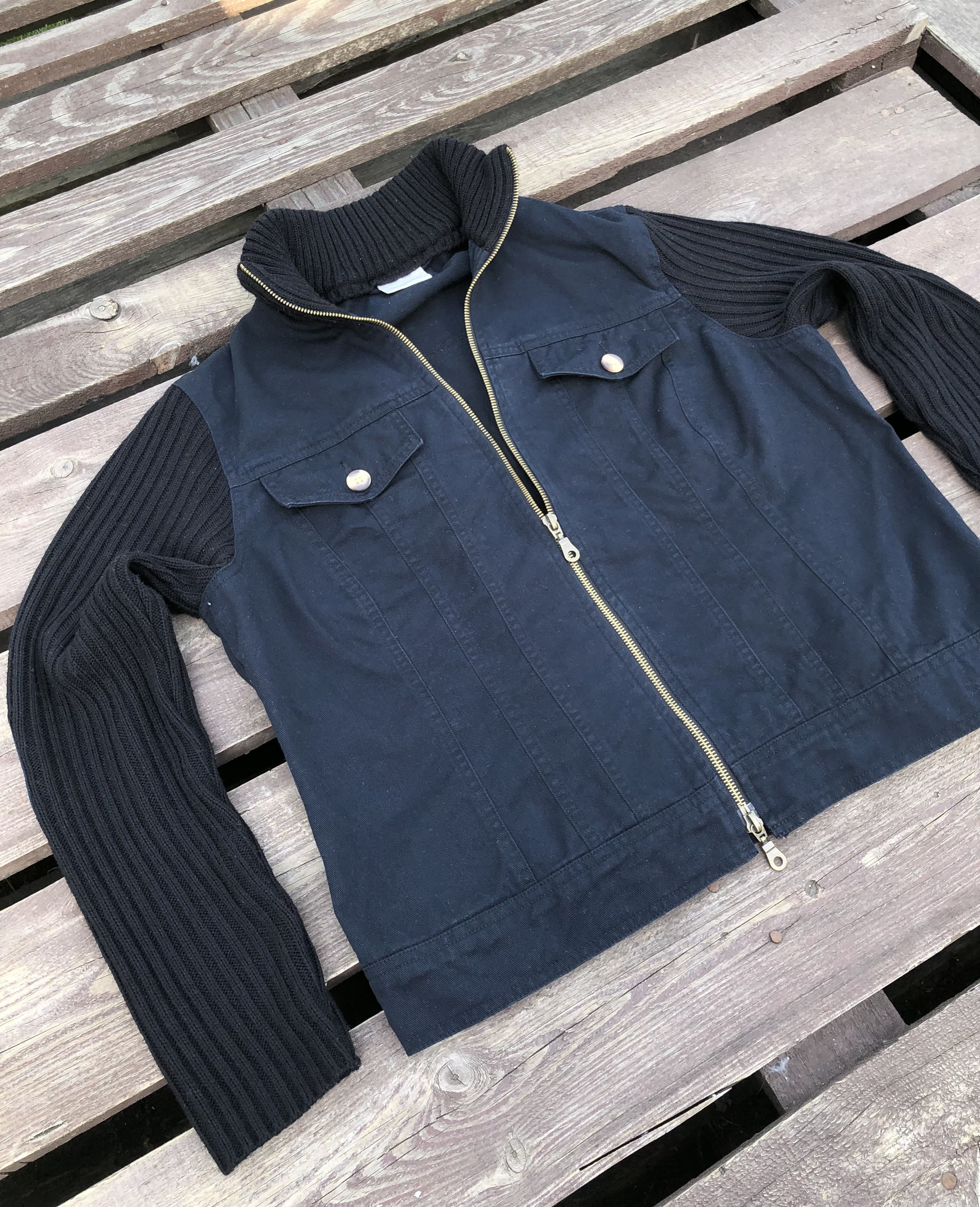 Vintage Vintage Y2K Avant Garde Zip Up Jacket Sweater Sleeves Size M / US 6-8 / IT 42-44 - 10 Thumbnail