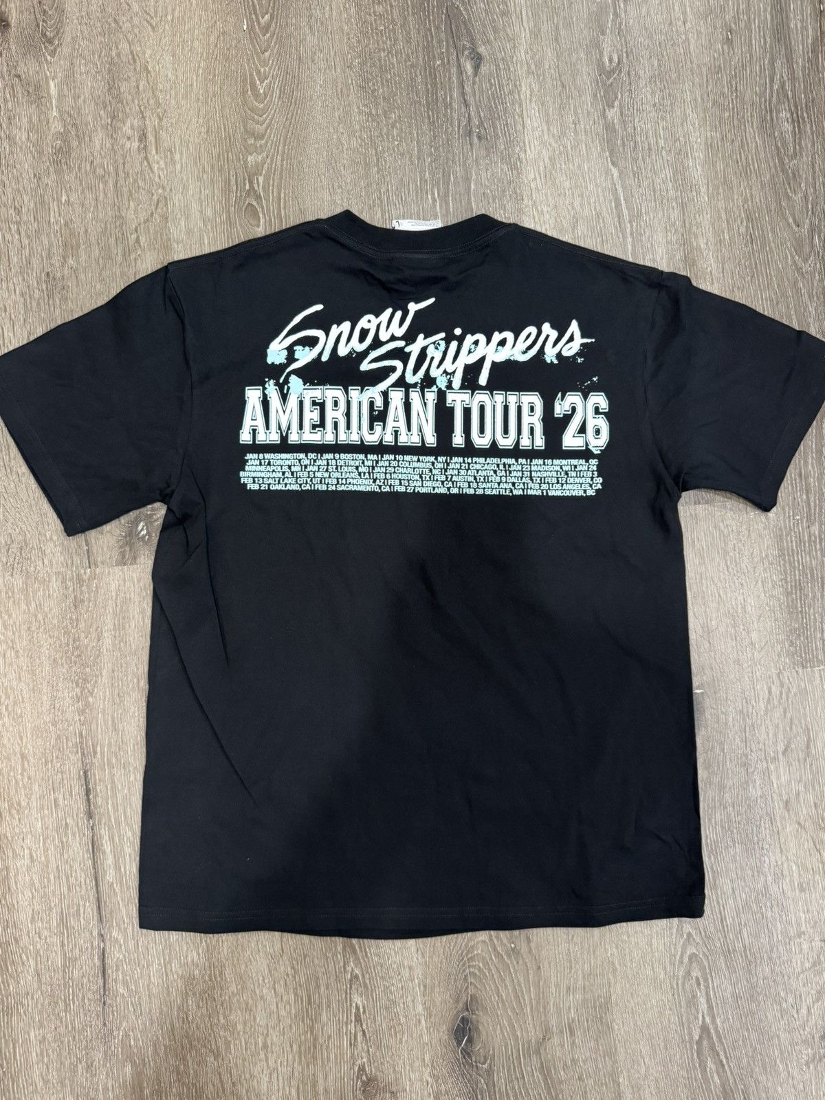 Band Tees Snow Strippers “I Love Snow” American Tour Shirt Size M Size US M / EU 48-50 / 2 - 3 Thumbnail