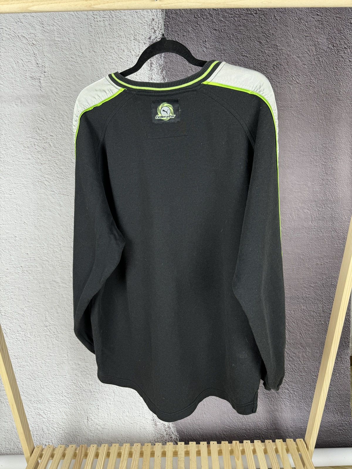 Puma Puma vintage 90s big logo stripes sweatshirt Size US XL / EU 56 / 4 - 10 Thumbnail
