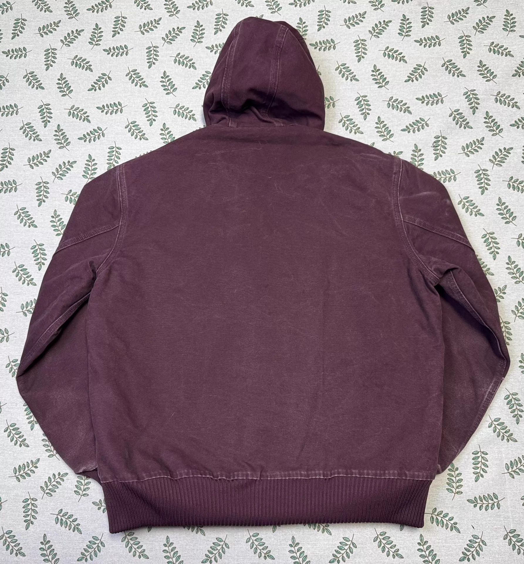 Carhartt Carhartt J130 Vintage Wine Red Hooded Work Jacket M Size US M / EU 48-50 / 2 - 5 Thumbnail