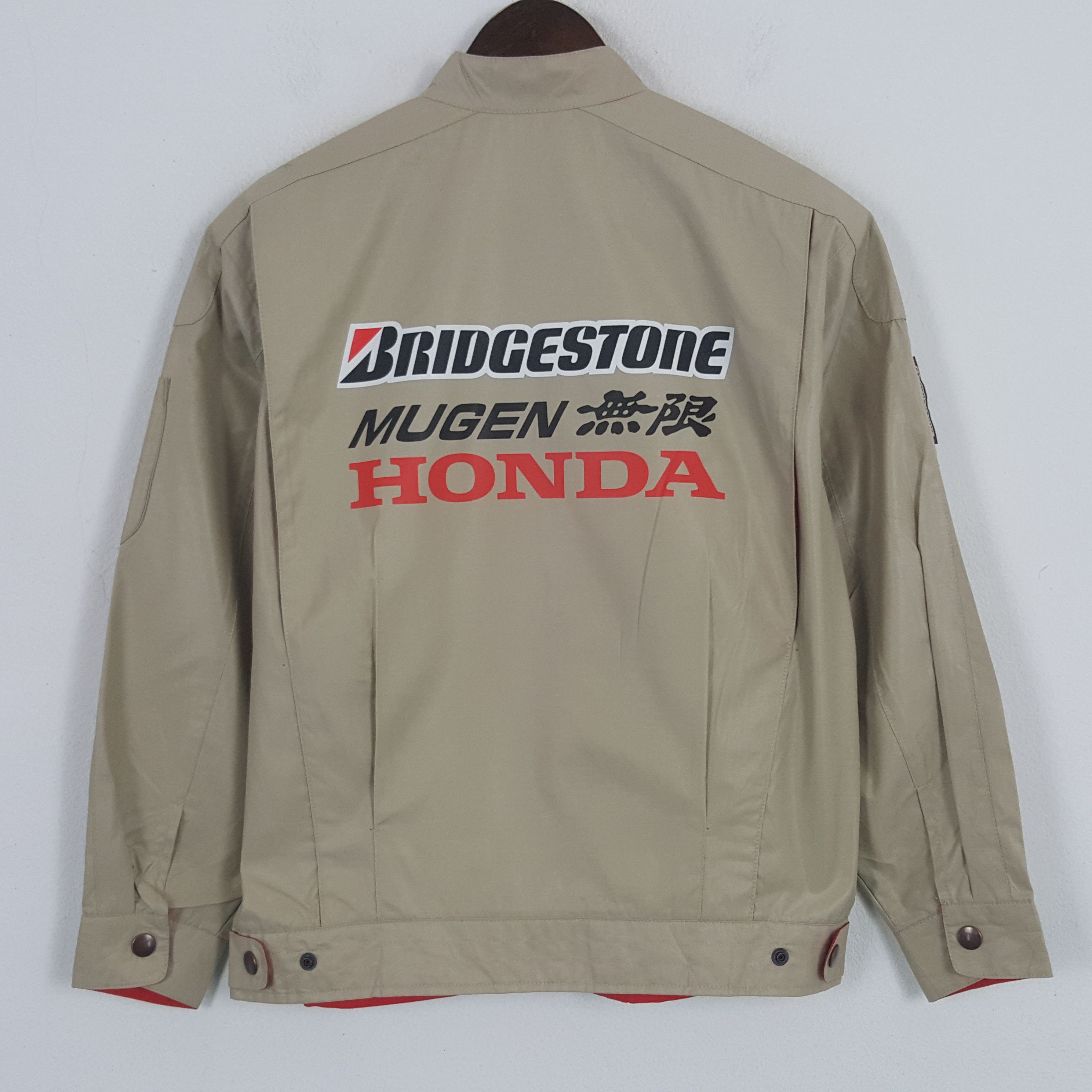 Honda × Vintage Vintage Bridgestone x Custom Mugen Honda Worker Jacket Size US M / EU 48-50 / 2 - 1 Thumbnail