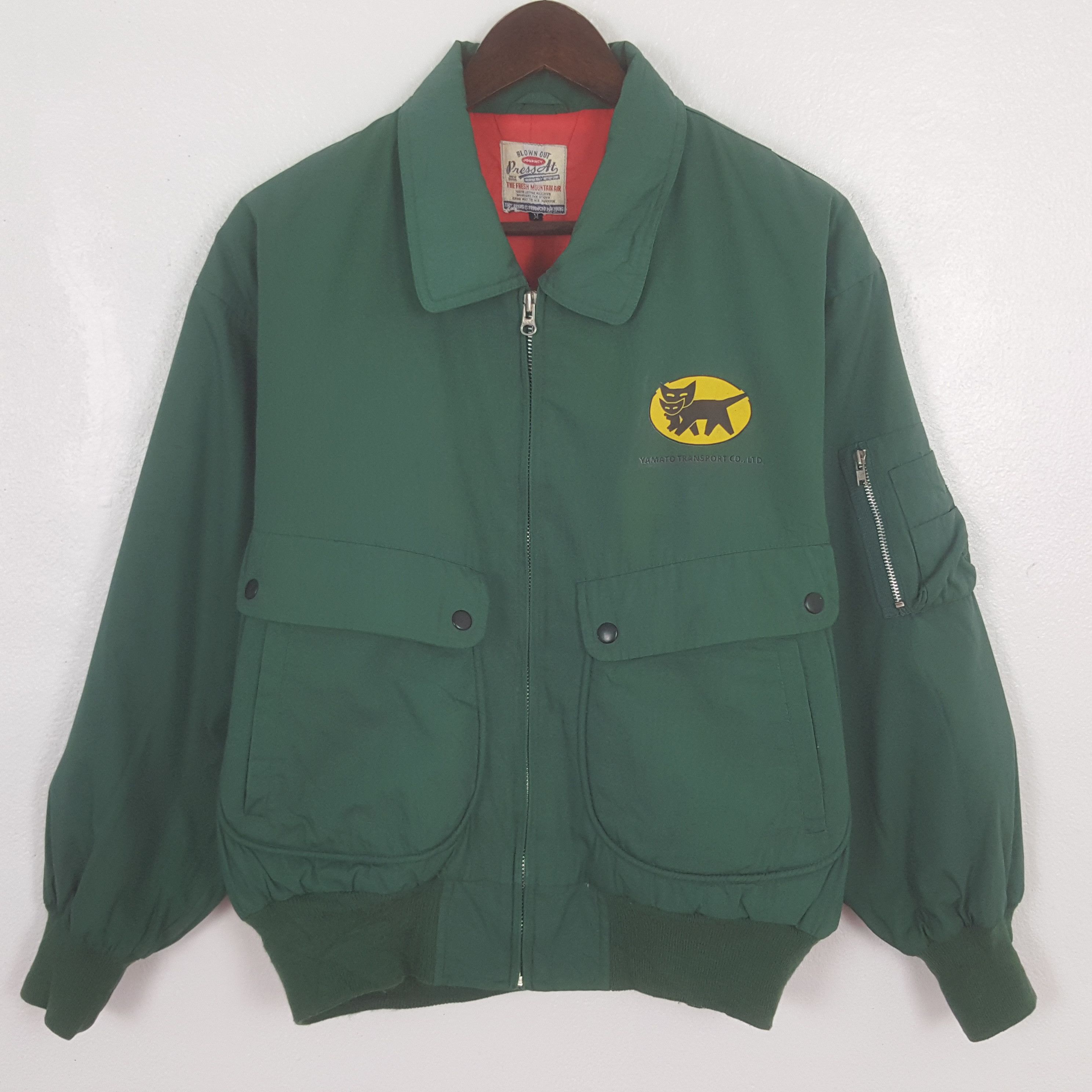 Japanese Brand Vintage Yamato Transport Custom Worker Bomber Jacket Size US M / EU 48-50 / 2 - 3 Thumbnail